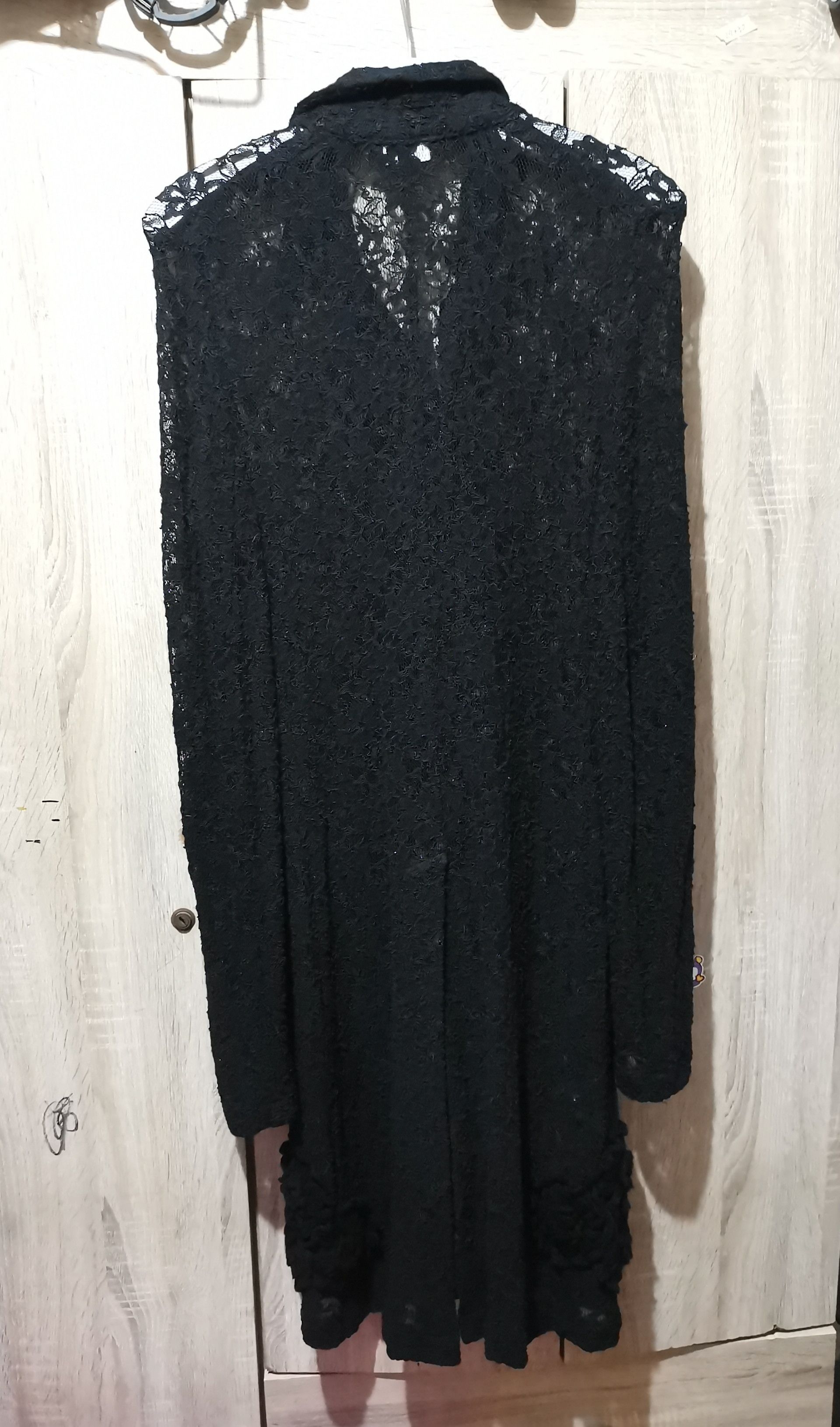 Comme des Garcons Comme des garçon flower knit design embroidery mesh coat Size L / US 10 / IT 46 - 1 Thumbnail