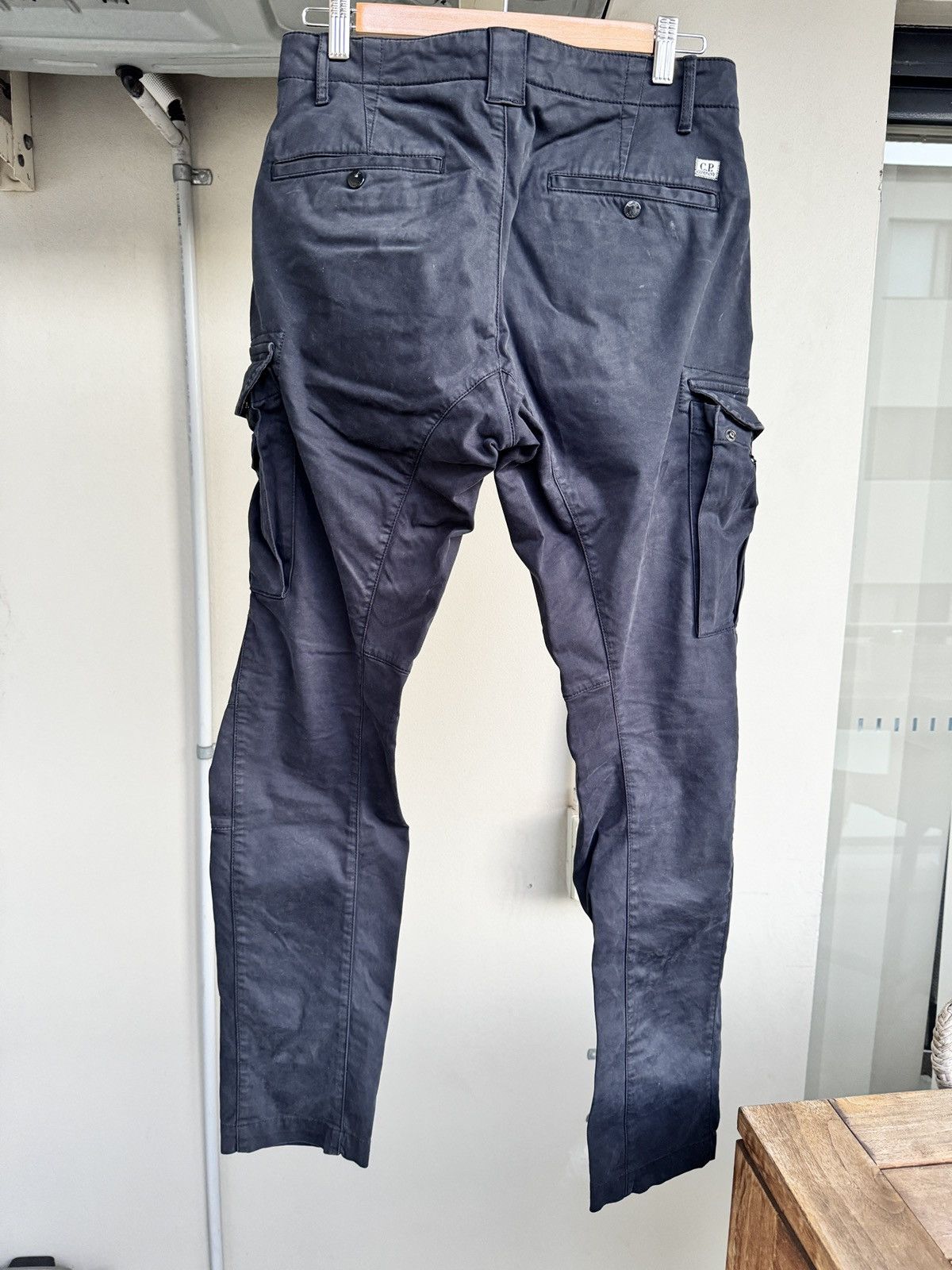 C.P. Company Total Eclipse Dark Navy Stretch Sateen Cargo Pants 44 Size US 28 / EU 44 - 6 Thumbnail