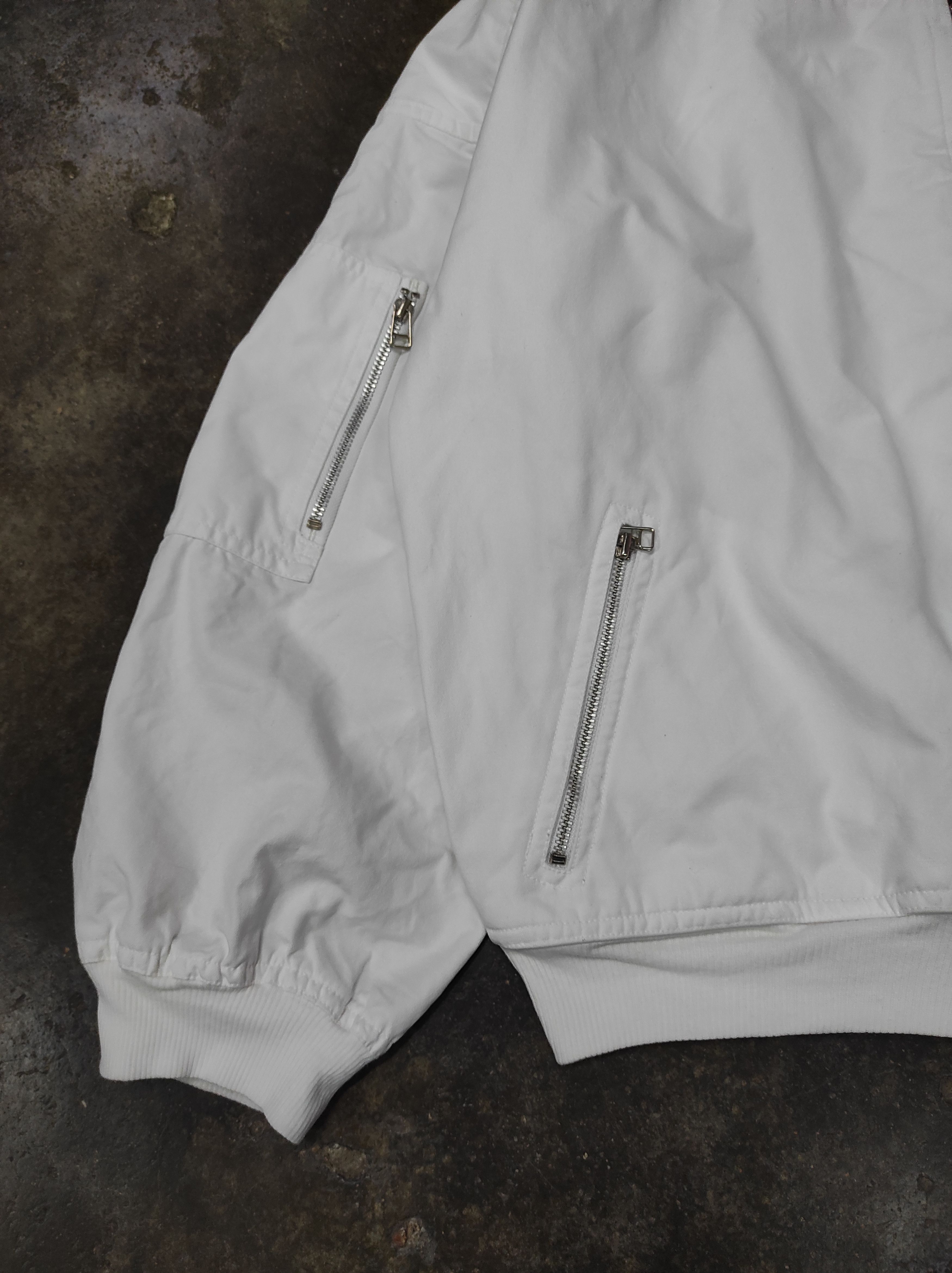Issey Miyake × Tsumori Chisato × Vintage 80'S CHISATO TSUMORI DESIGN MA-1 COTTON BOMBER JACKET Size US M / EU 48-50 / 2 - 8 Thumbnail