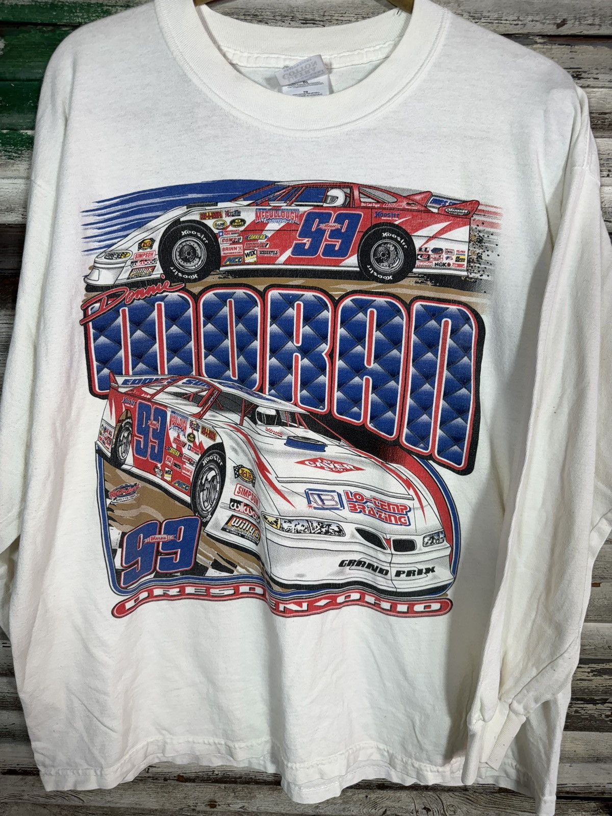 NASCAR × Vintage Vintage NASCAR Long Sleeve Shirt Size US XL / EU 56 / 4 - 3 Thumbnail