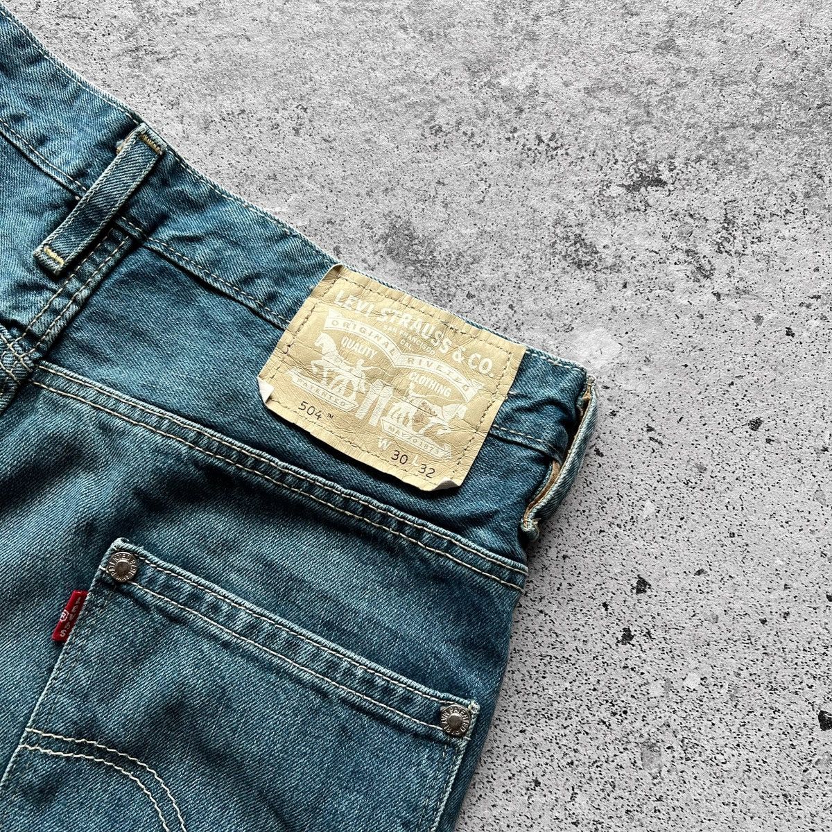 Designer × Levi's Levis 504 Womens Blue Denim Jeans Pockets Logo Size 30" / US 8 / IT 44 - 7 Thumbnail