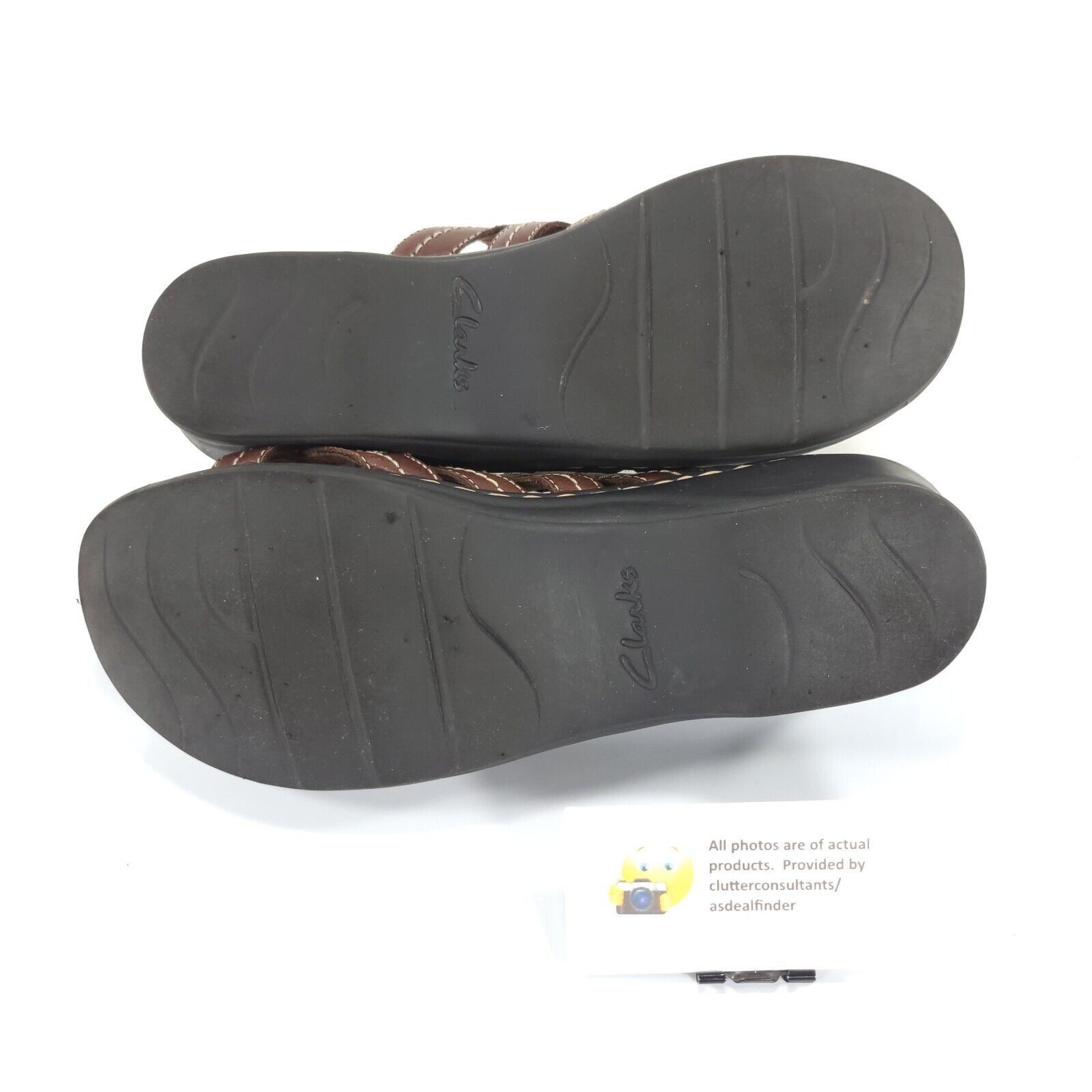 Clarks Clarks Bendables Wedge Sandal Womens Size 11 60237 Brown Size US 11 / IT 41 - 9 Thumbnail