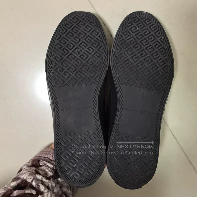 Givenchy Givenchy City Calf Leather Low-top Sneakers Men's Black Size US 8 / EU 41 - 4 Thumbnail