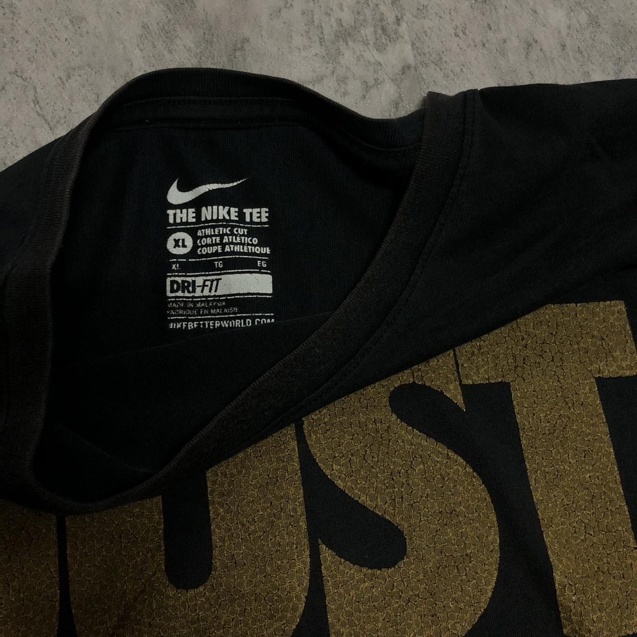 Nike Nike Just Fly black cotton t-shirt #NikeTee Size US XL / EU 56 / 4 - 4 Thumbnail