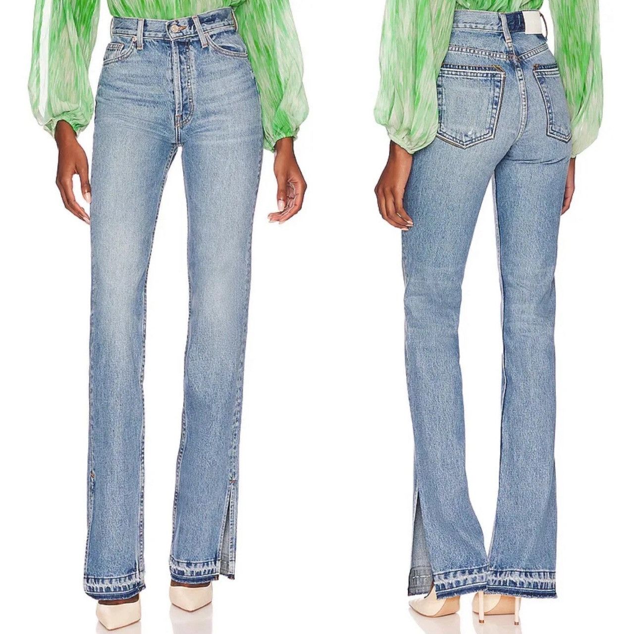 EB Denim EB Denim Unraleved Two Tone Luca Jeans Size 30" / US 8 / IT 44 - 1 Thumbnail