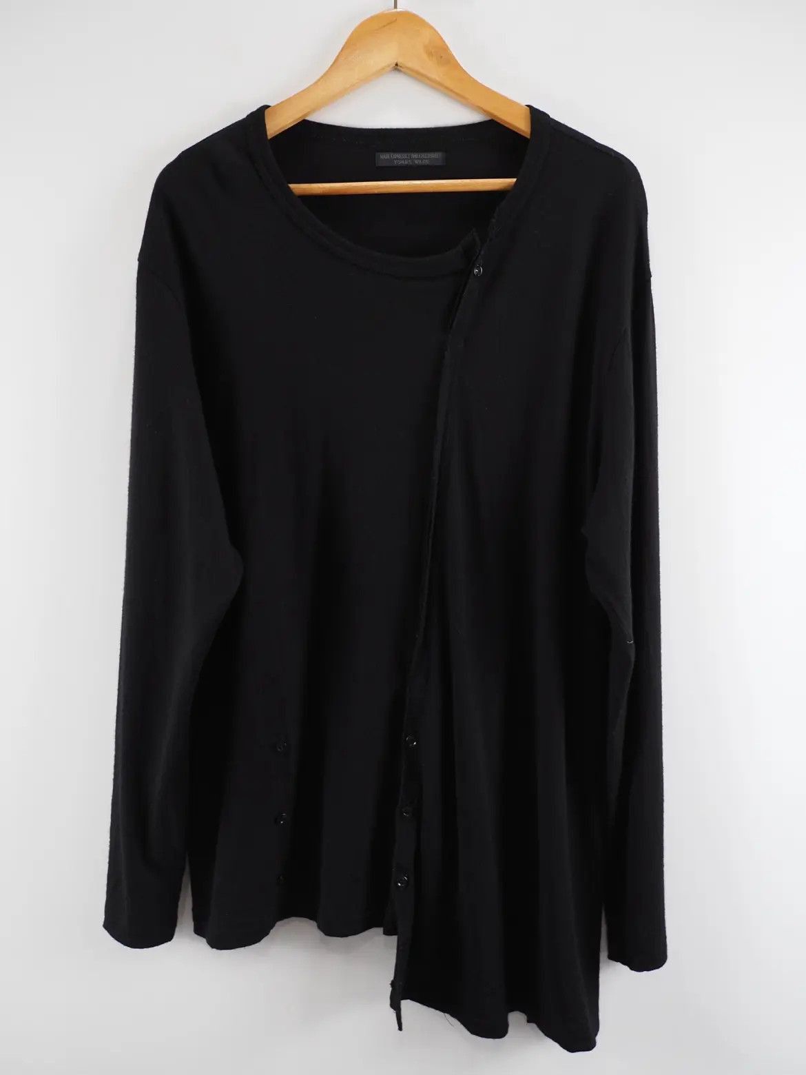 Yohji Yamamoto Yohji Yamamoto 18AW Uneveness Wool Knitwear Size US L / EU 52-54 / 3 - 2 Thumbnail
