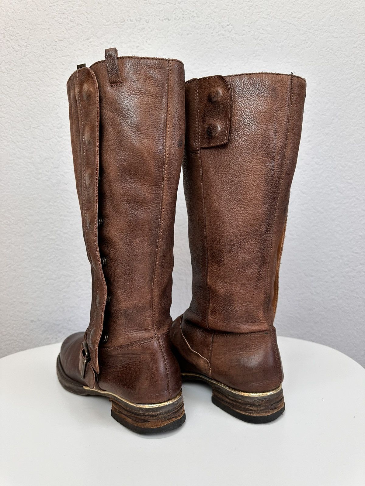 A.S.98 Vintage AS 98 Leather Hight Boots Ankle Rick Owens Style GOA Size US 8 / IT 38 - 4 Thumbnail
