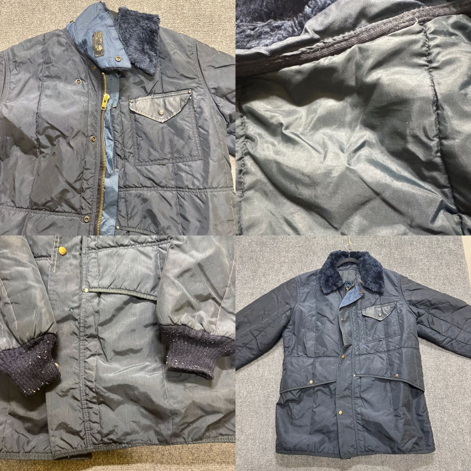 The Unbranded Brand RefrigiWear Jacket Mens 2XL Insulated Broken Zipper Fur Collar Puffer Black Size US XXL / EU 58 / 5 - 9 Thumbnail
