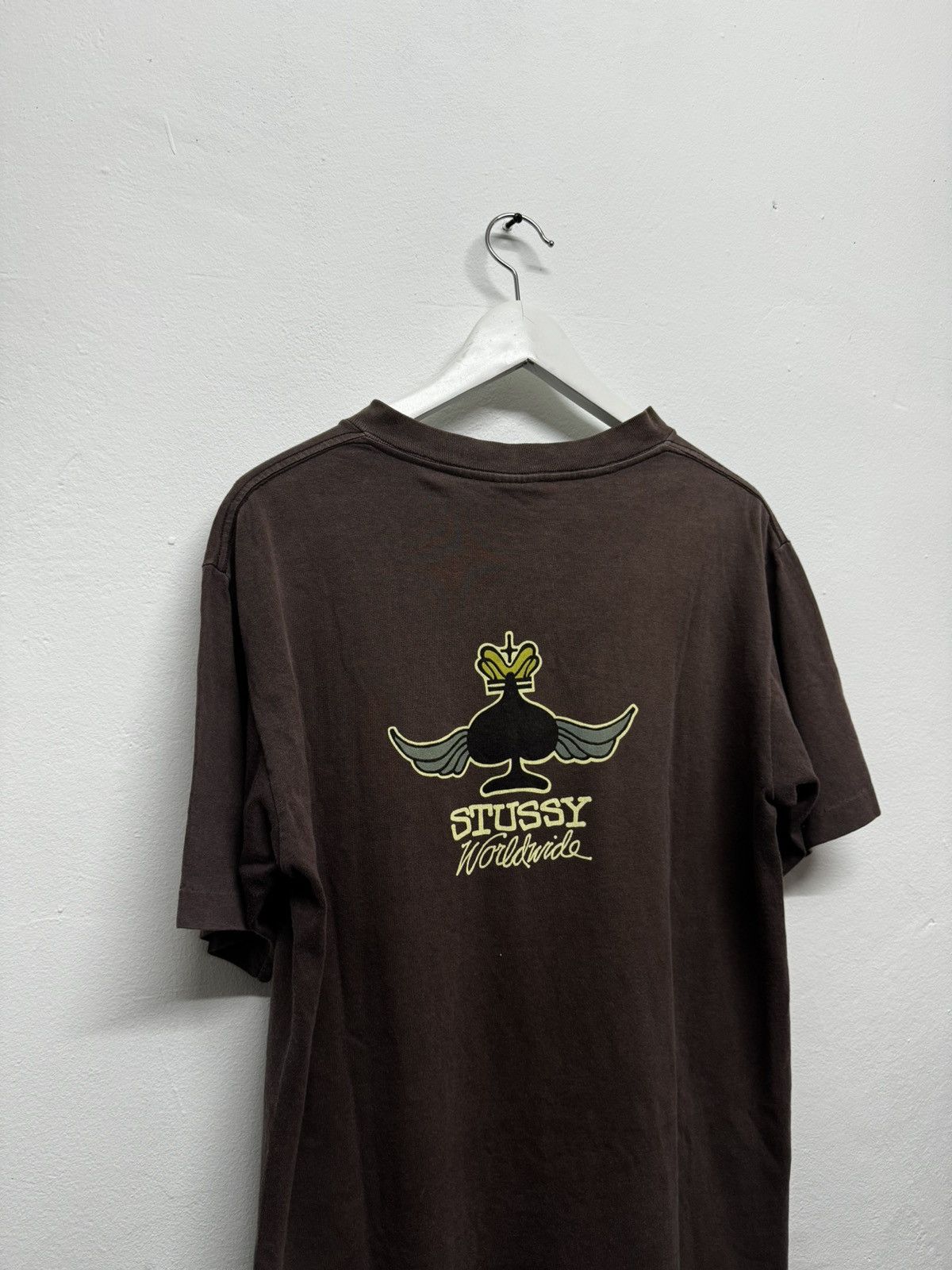 Vintage Vintage 80s Stussy Worldwide Spade ♠️ Size US M / EU 48-50 / 2 - 7 Thumbnail