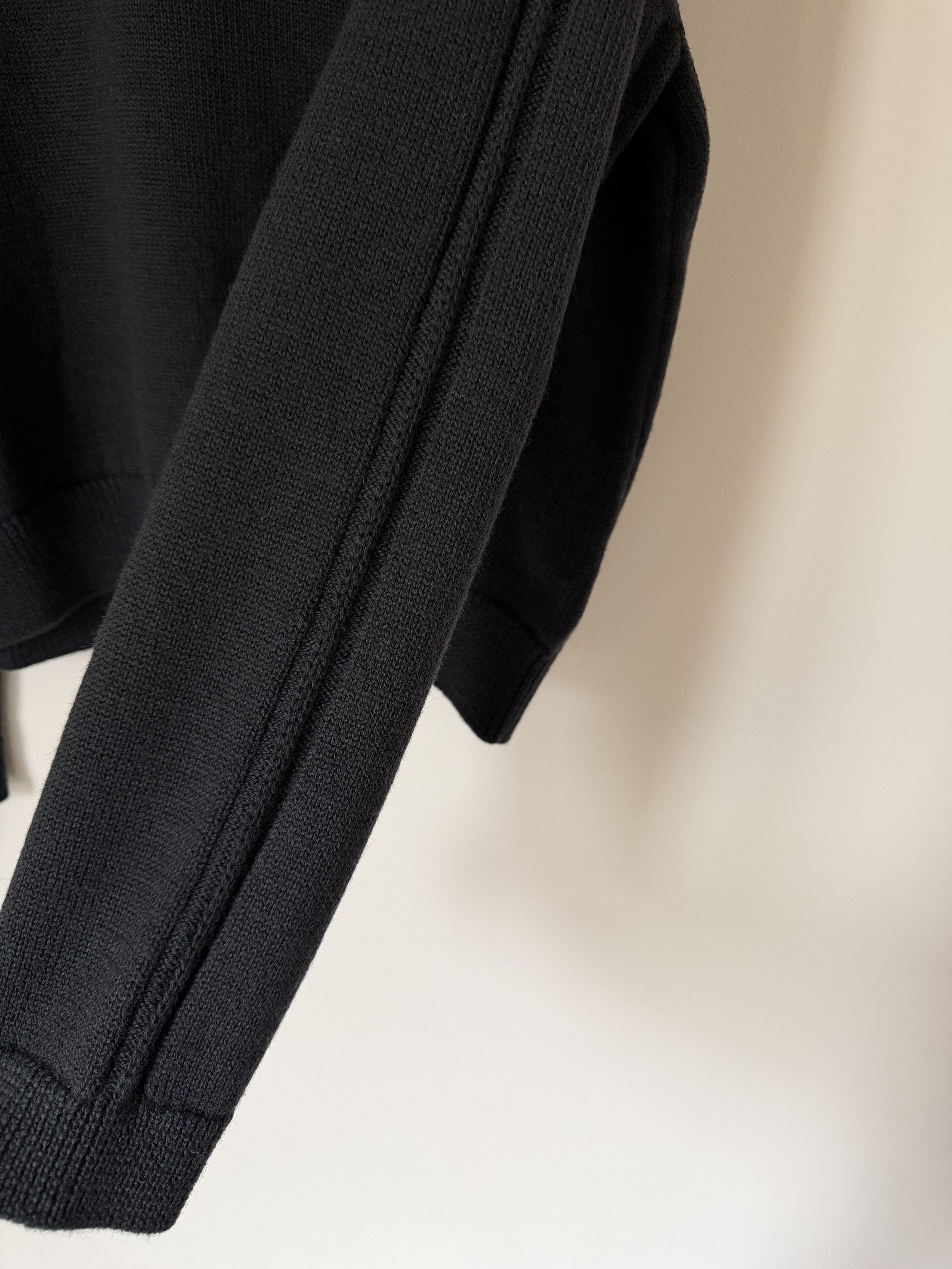 Our Legacy Our Legacy True Roundneck Sweater in Off Black Rustic Merino Size US XXL / EU 58 / 5 - 5 Thumbnail