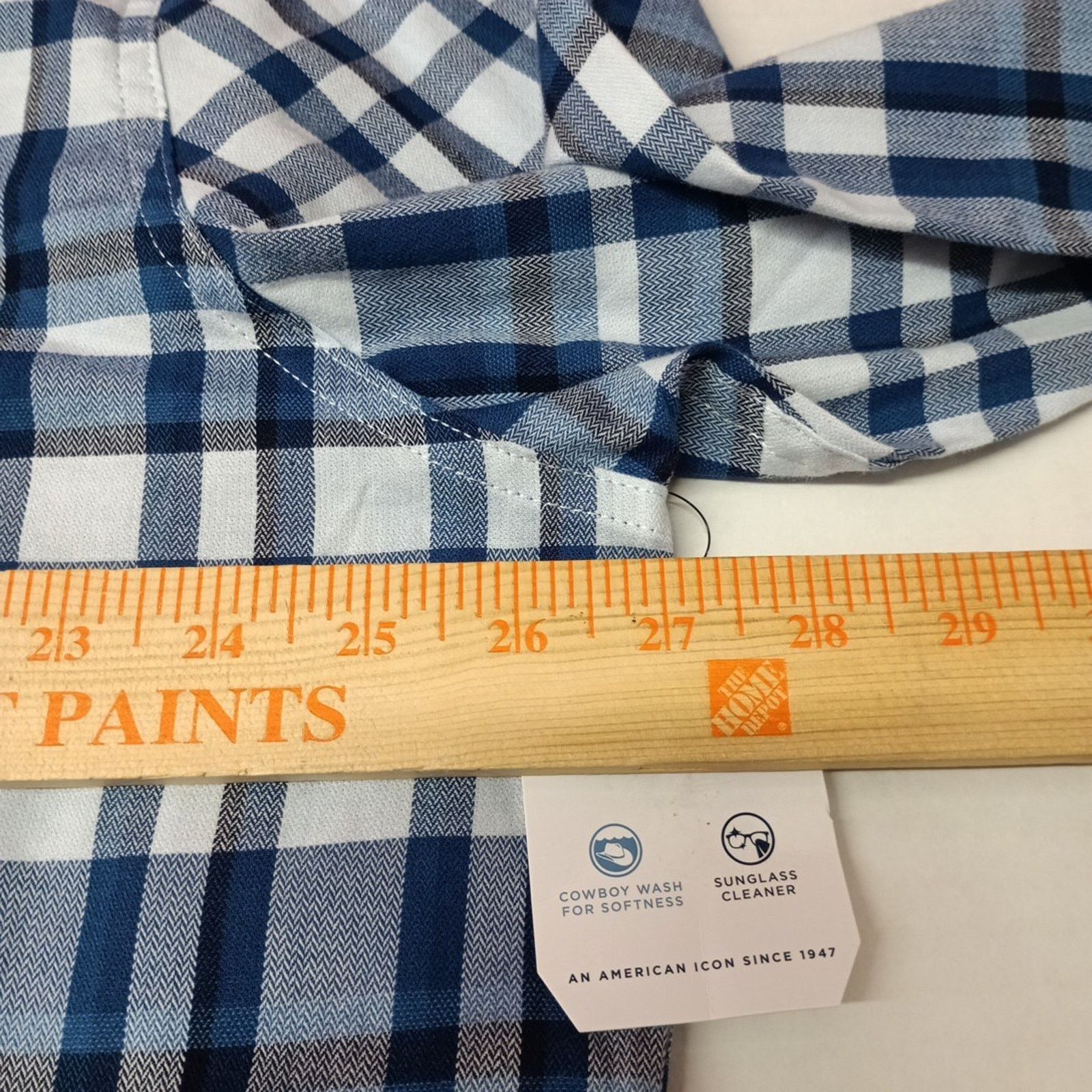 Wrangler Wrangler Slim Fit Woven Twill Button Shirt Men's 2XL Plaid Size US XXL / EU 58 / 5 - 6 Thumbnail