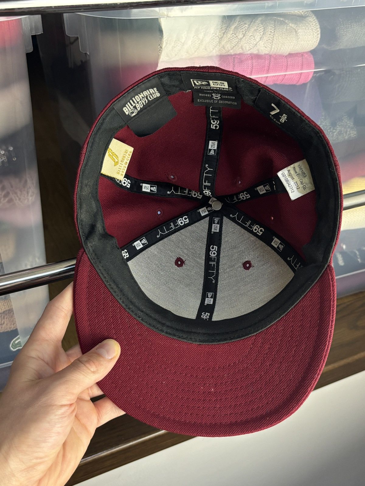 Billionaire Boys Club × New Era Billionaire Boys Club x New Era Floating B Full Cap BBC Hat Size 42 - 6 Thumbnail