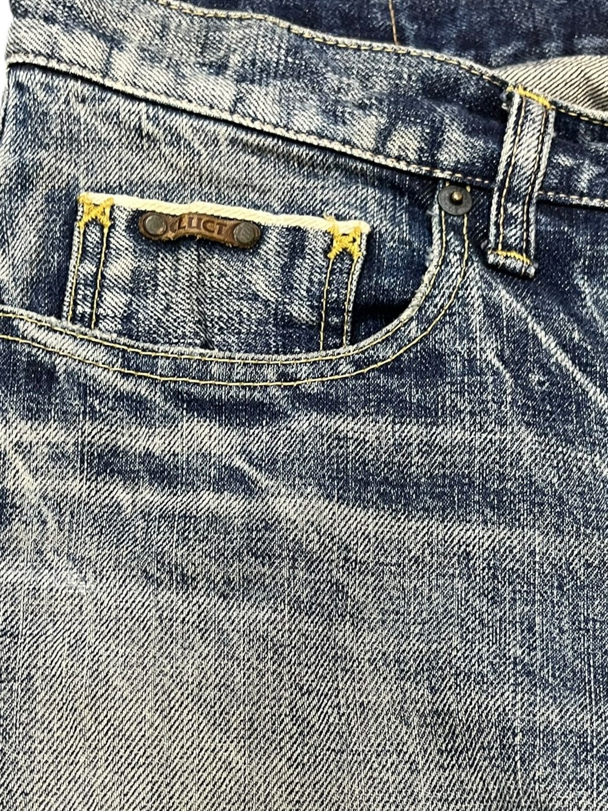 Nigo Vintage Japanese Cluct Selvedge Whiskers Denim Size US 32 / EU 48 - 3 Thumbnail
