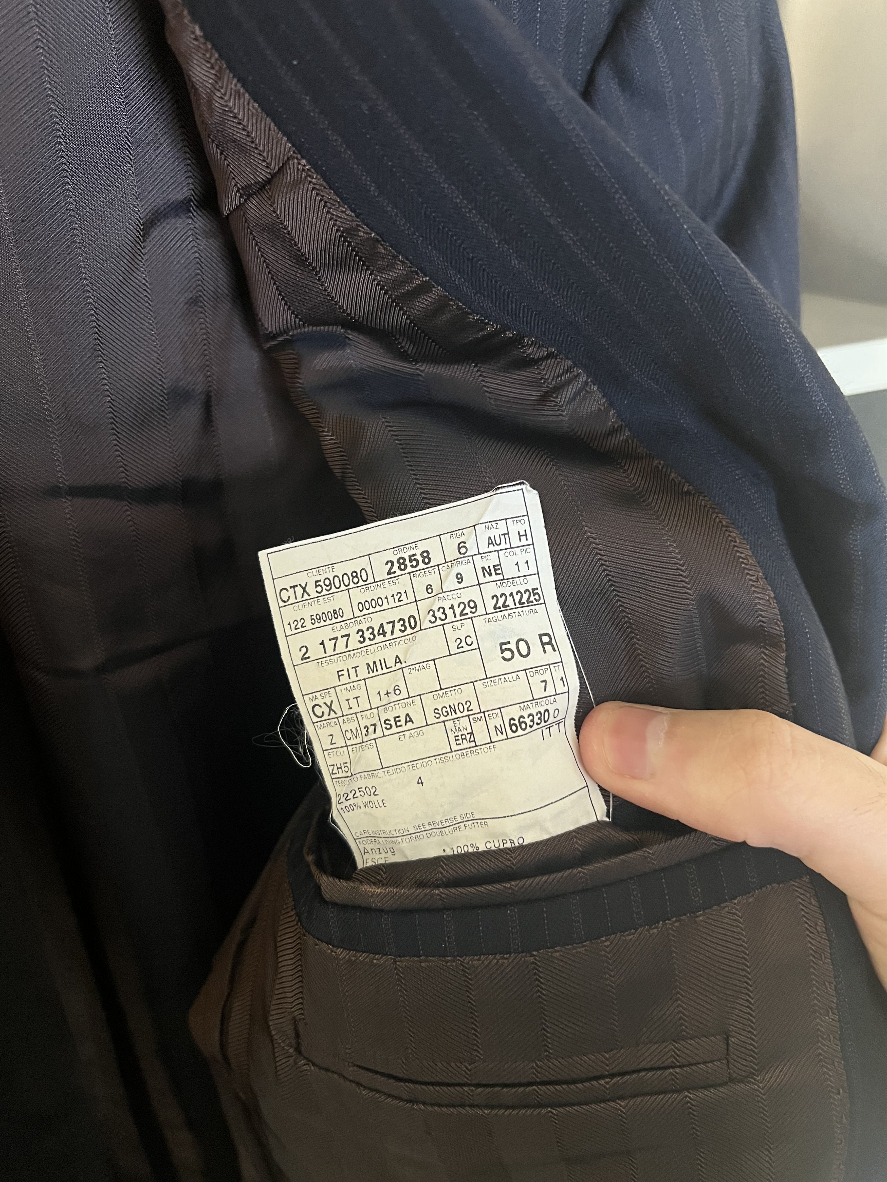 Ermenegildo Zegna Vintage Ermenegildo Z Zegna Italian Designer Blazer Classic Size 50R - 3 Thumbnail
