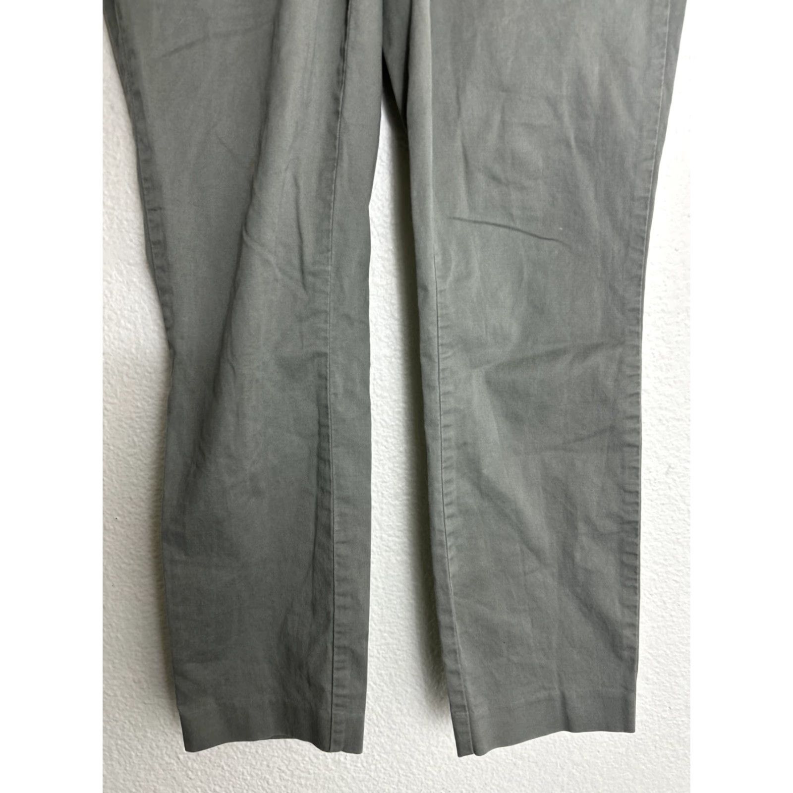 J.Crew J.CREW Pants Womens 4 Sage Green Frankie Stretch Chino Career Pants 30x27 Size 27" / US 4 / IT 40 - 2 Thumbnail