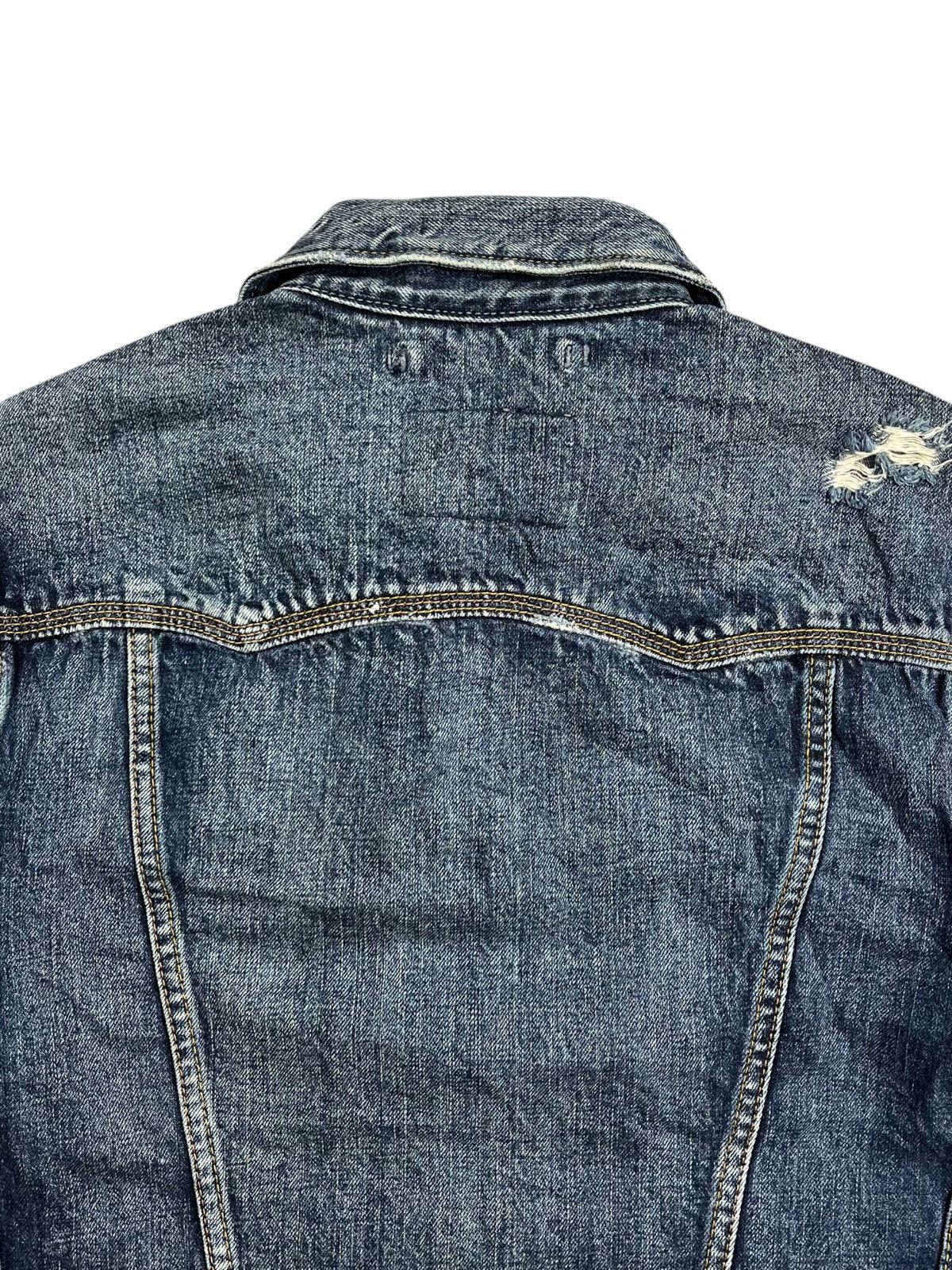 If Six Was Nine 2000s GOA - Crash Denim Jacket Size US M / EU 48-50 / 2 - 14 Thumbnail