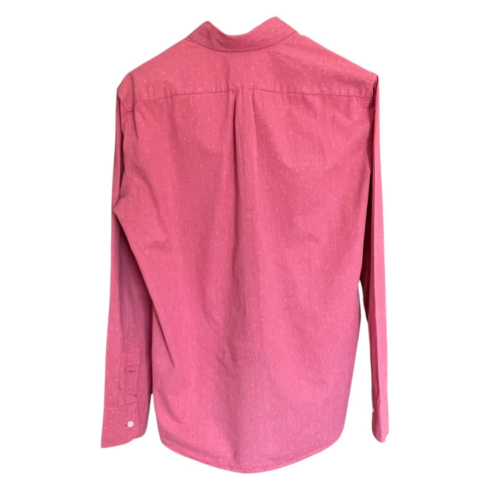 J.Crew J.Crew Secret Wash Shirt Mens Medium Pink Button Down CLEAN! Size US M / EU 48-50 / 2 - 2 Thumbnail
