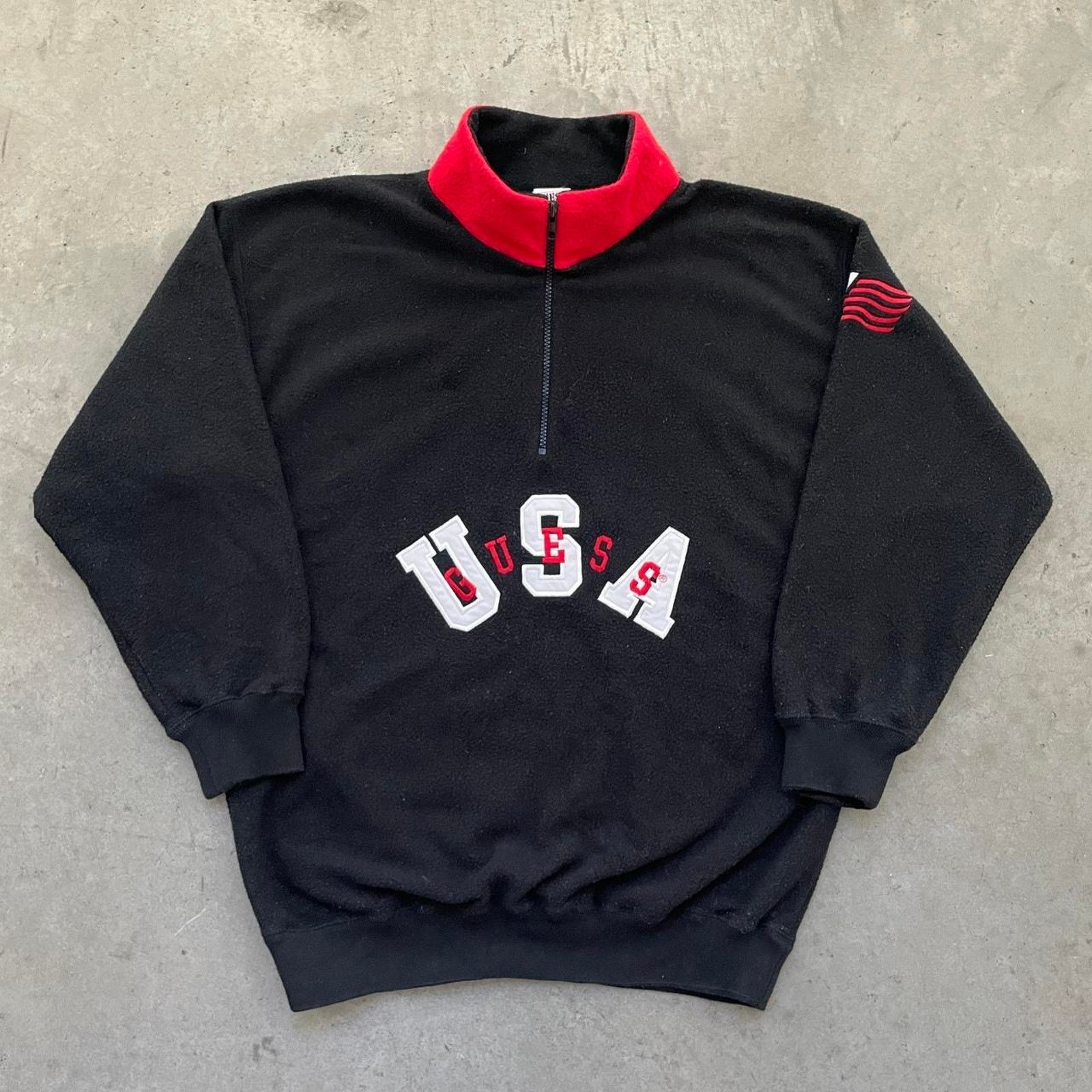 Guess Vintage Guess USA Black Fleece Size US M / EU 48-50 / 2 - 1 Thumbnail
