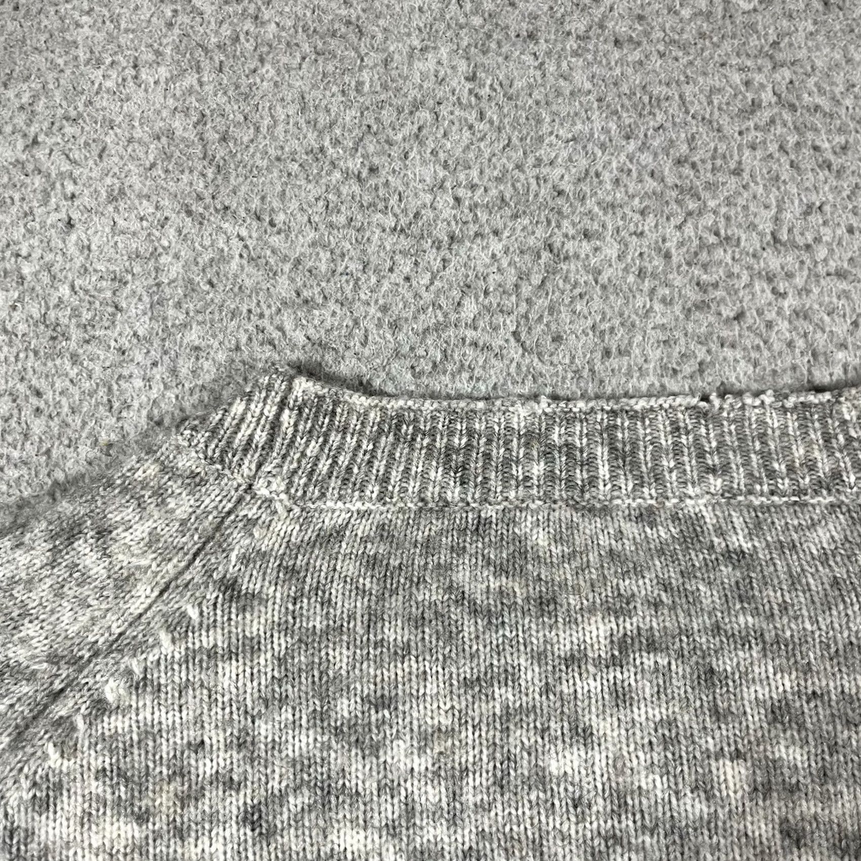 Anthropologie Anthropologie Folk Sweater Womens S Gray Wool Pullover Crew Neck Long Sleeve Bohemian Bird Logo All Seasons Fall Winter Mens Womens Boys Girls Size S / US 4 / IT 40 - 4 Thumbnail