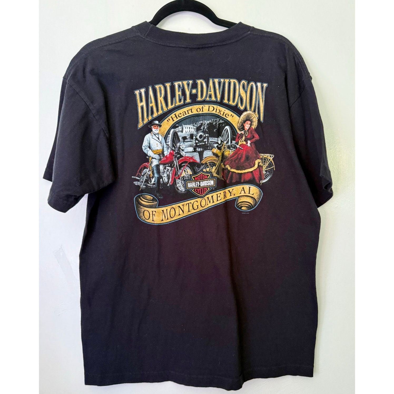 Vintage Vintage 90s Biker Harley Davidson Motorcyle Black Tee Large Size US L / EU 52-54 / 3 - 1 Thumbnail