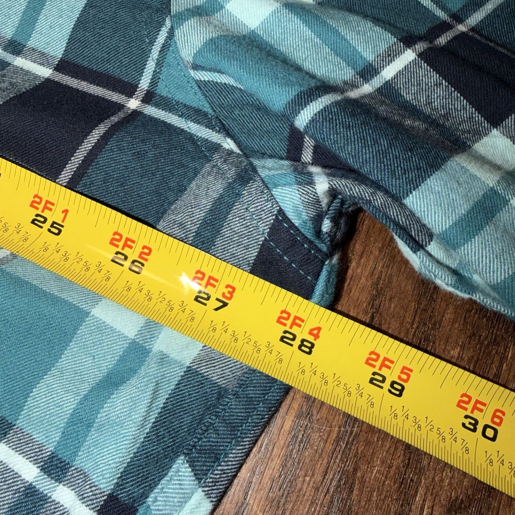 Vintage L.L. Bean Wicked Soft Flannel Shirt 2XL Button-Up Plaid Blue Regular Men Size US XXL / EU 58 / 5 - 7 Thumbnail