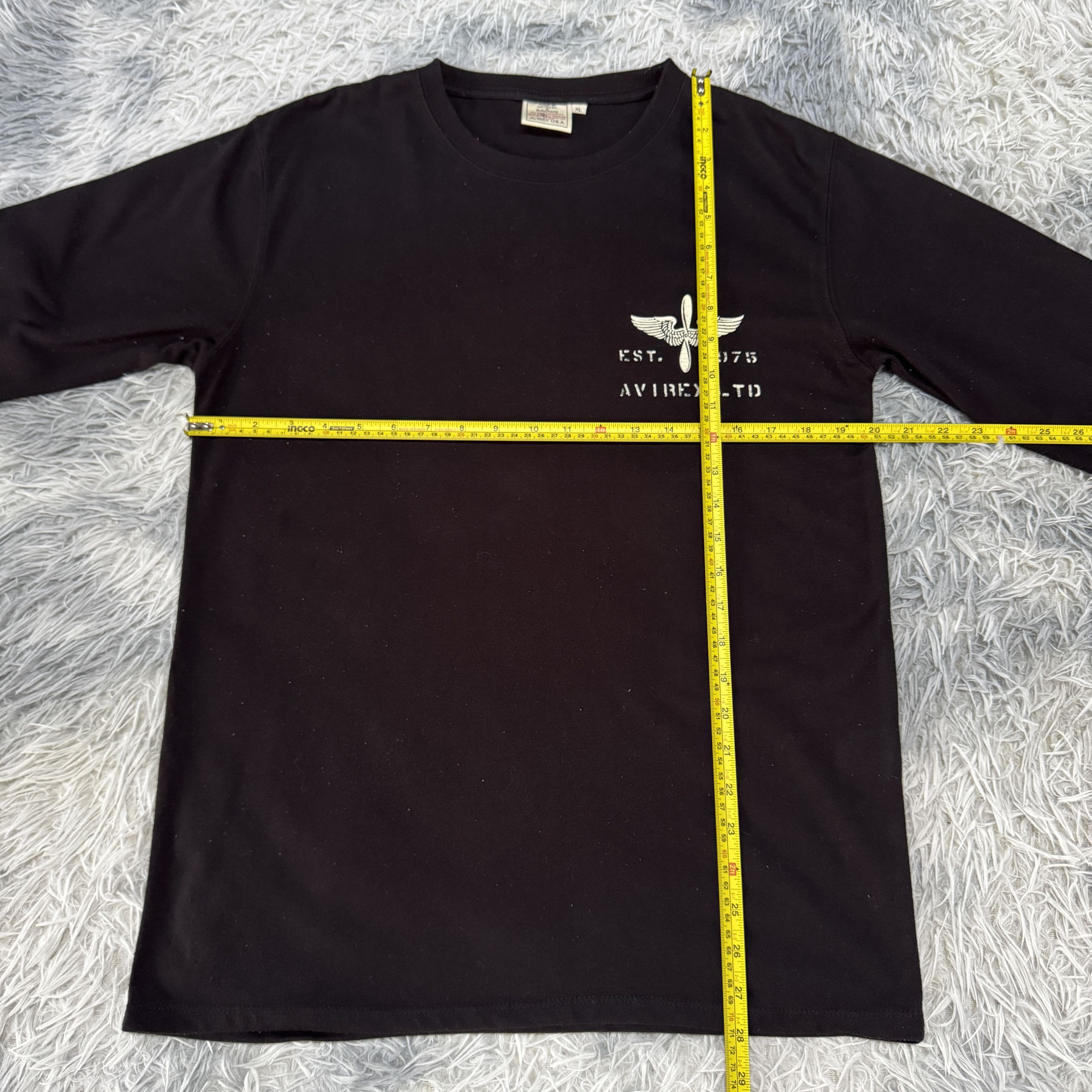 Vintage Avirex U.S. Air Corps Keep 'Em Flying Long-sleeve Tshirt Size US XL / EU 56 / 4 - 5 Thumbnail