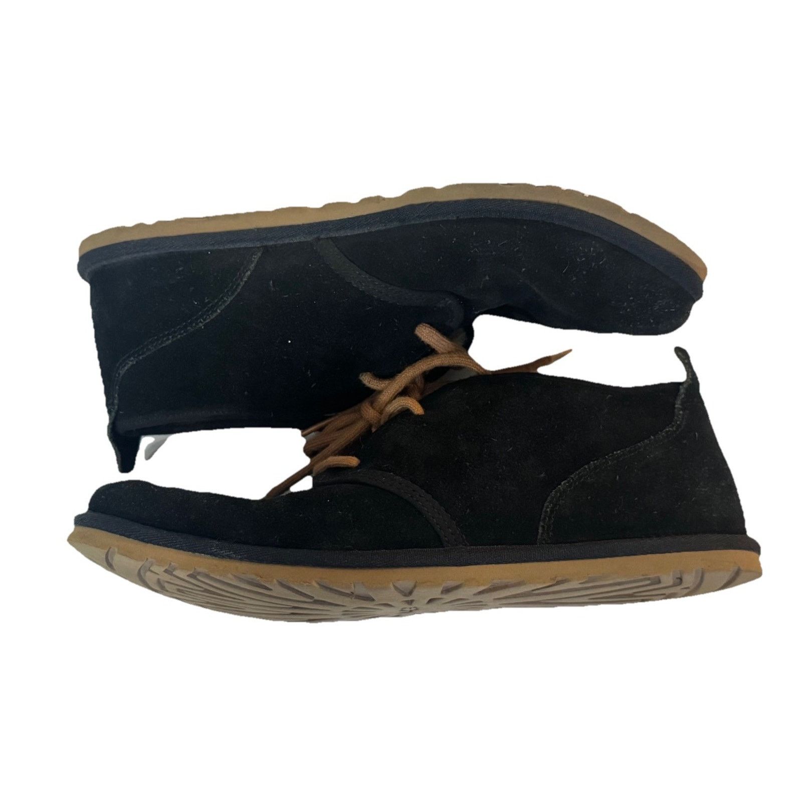 Ugg UGG Maksim Chukka Boots Black Suede Lace-Up Sheepskin Sz 8 Size US 8 / EU 41 - 9 Thumbnail