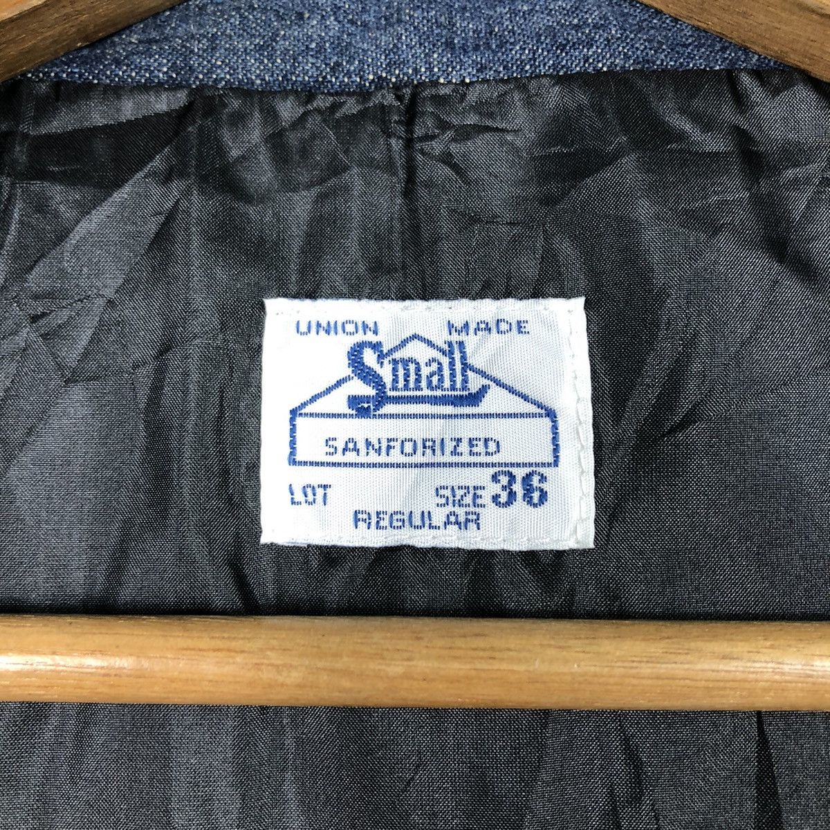Japanese Brand Classic USA-Made Work Vest — Sanforized Denim Copper Buttons Size US M / EU 48-50 / 2 - 16 Thumbnail