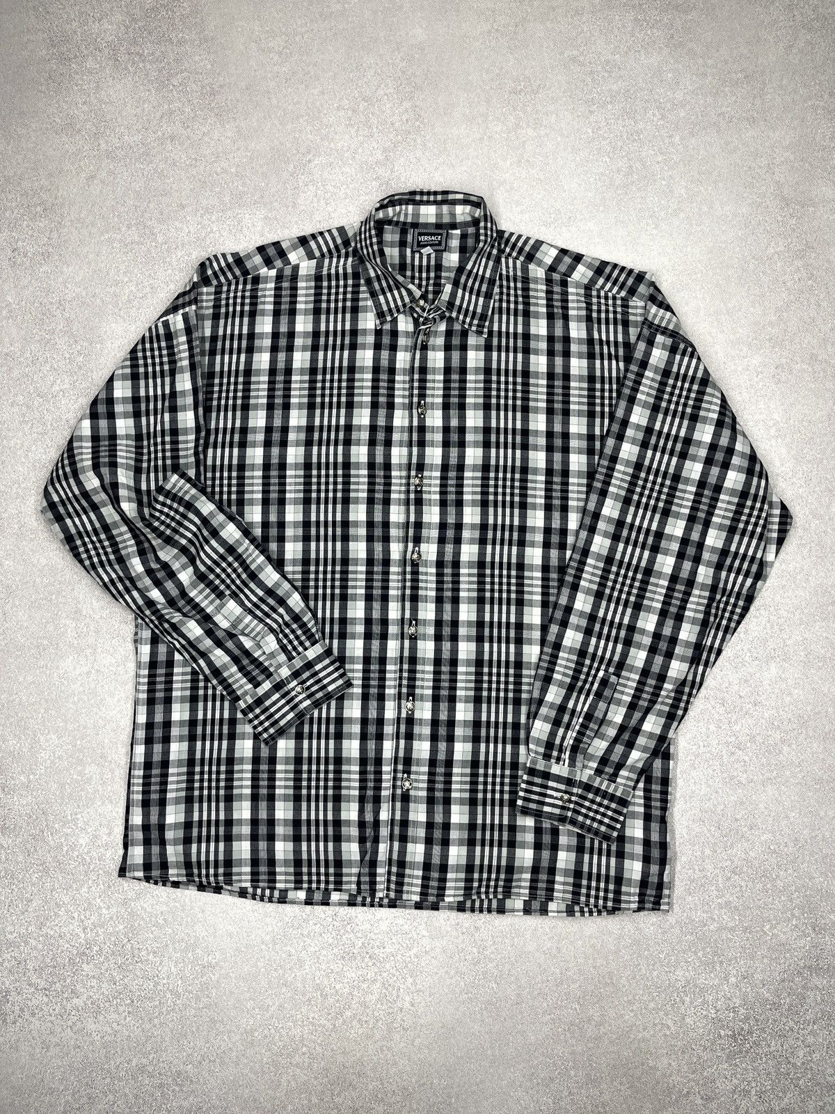 Versace Jeans Couture Vintage Versace Jeans Couture Into a Cage Shirt Italy Y2K Size US L / EU 52-54 / 3 - 2 Thumbnail