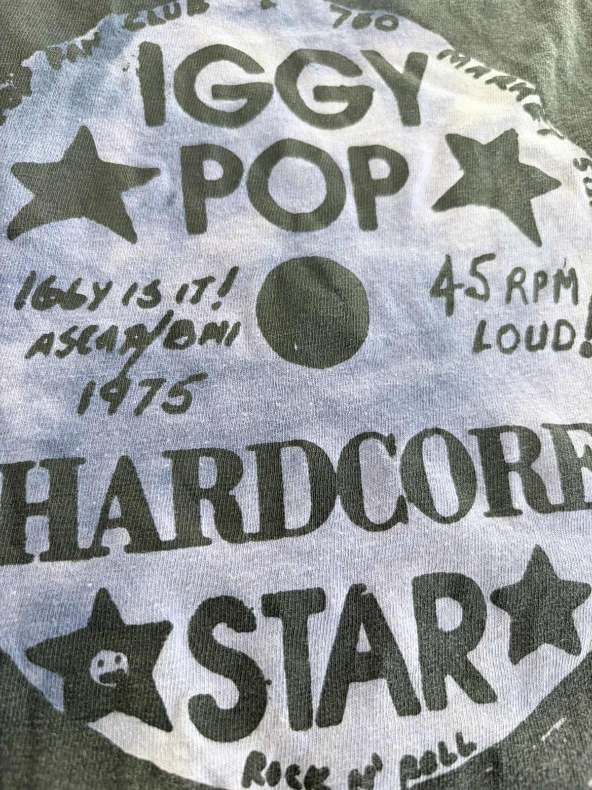Vintage iggy pop hardcore star fan club tee Size US S / EU 44-46 / 1 - 7 Thumbnail