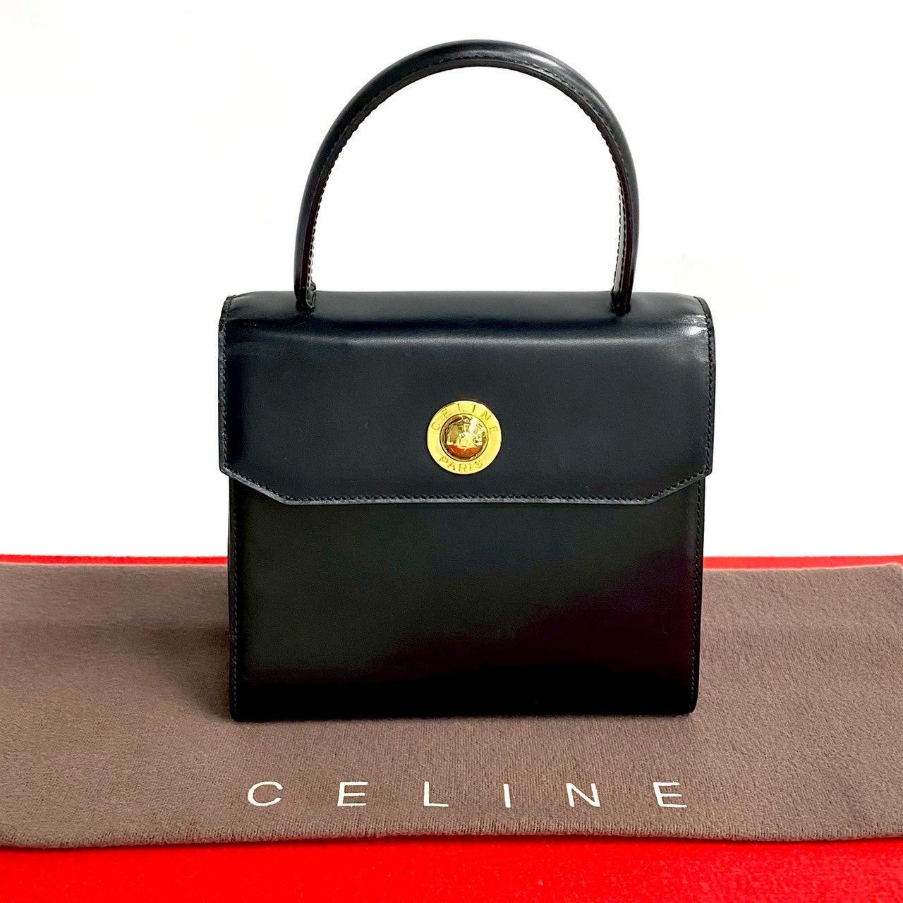 Celine Celine Handbag Black Leather Size ONE SIZE - 1 Thumbnail