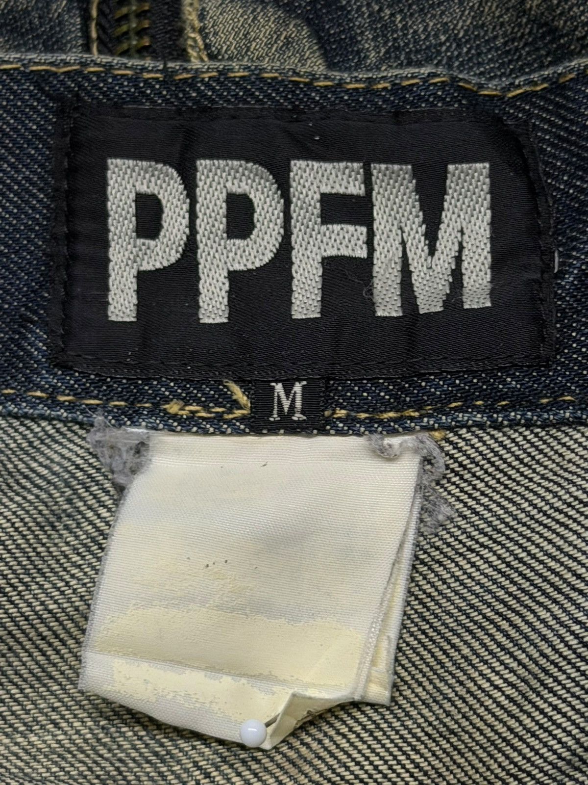 PPFM Vintage PPFM Multi-Zip Distressed Japan Denim Jeans | W30 Size US 30 / EU 46 - 10 Thumbnail