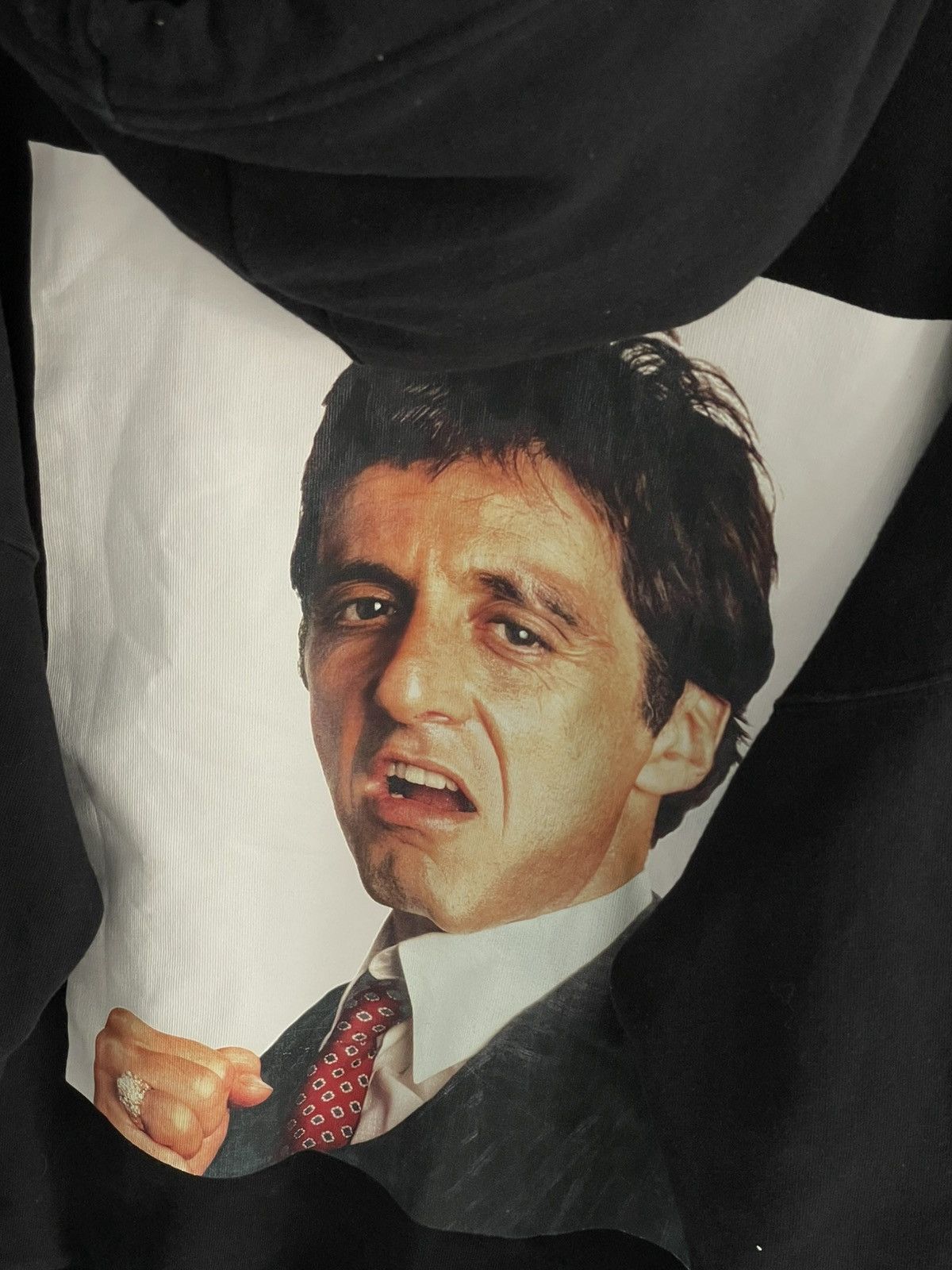 Vintage Vintage Scarface Faded Hoodie Y2K Hype Movie Retro Size US M / EU 48-50 / 2 - 10 Thumbnail