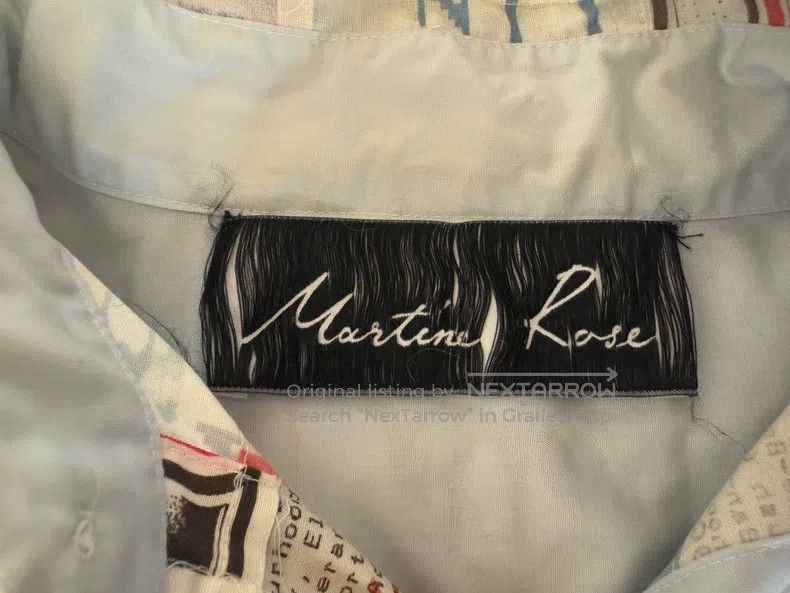 Martine Rose Martine Rose Poster Patchwork Shirt Size US S / EU 44-46 / 1 - 4 Thumbnail