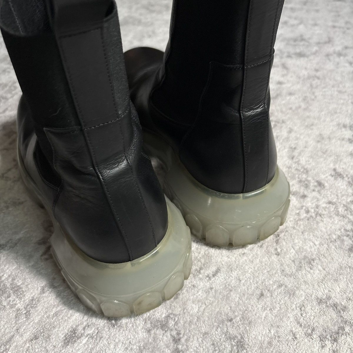 Rick Owens Rick Owens Beatle Bozo Tractor Chelsea Boots Black | Size 40 Size US 7 / EU 40 - 6 Thumbnail