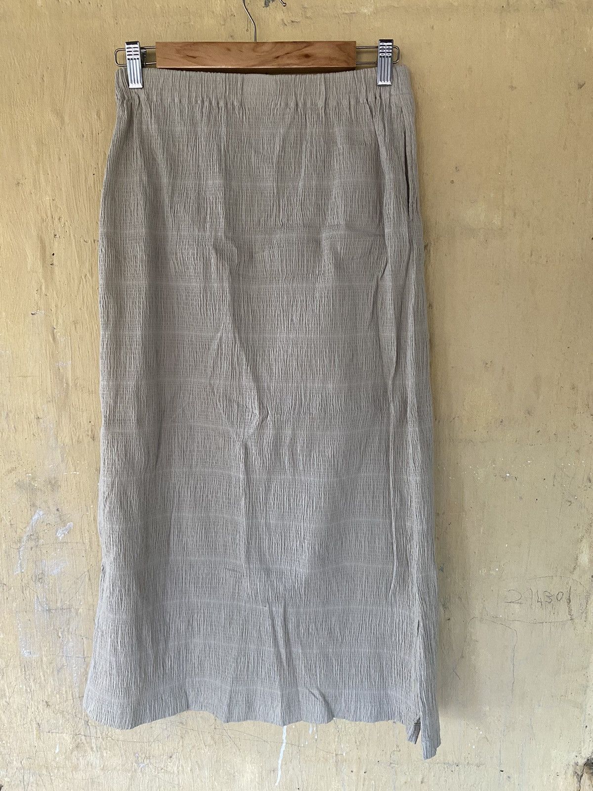 Issey Miyake Issey Miyake Plantation Midi Skirt Japanese Brand Size 28" / US 6 / IT 42 - 2 Thumbnail