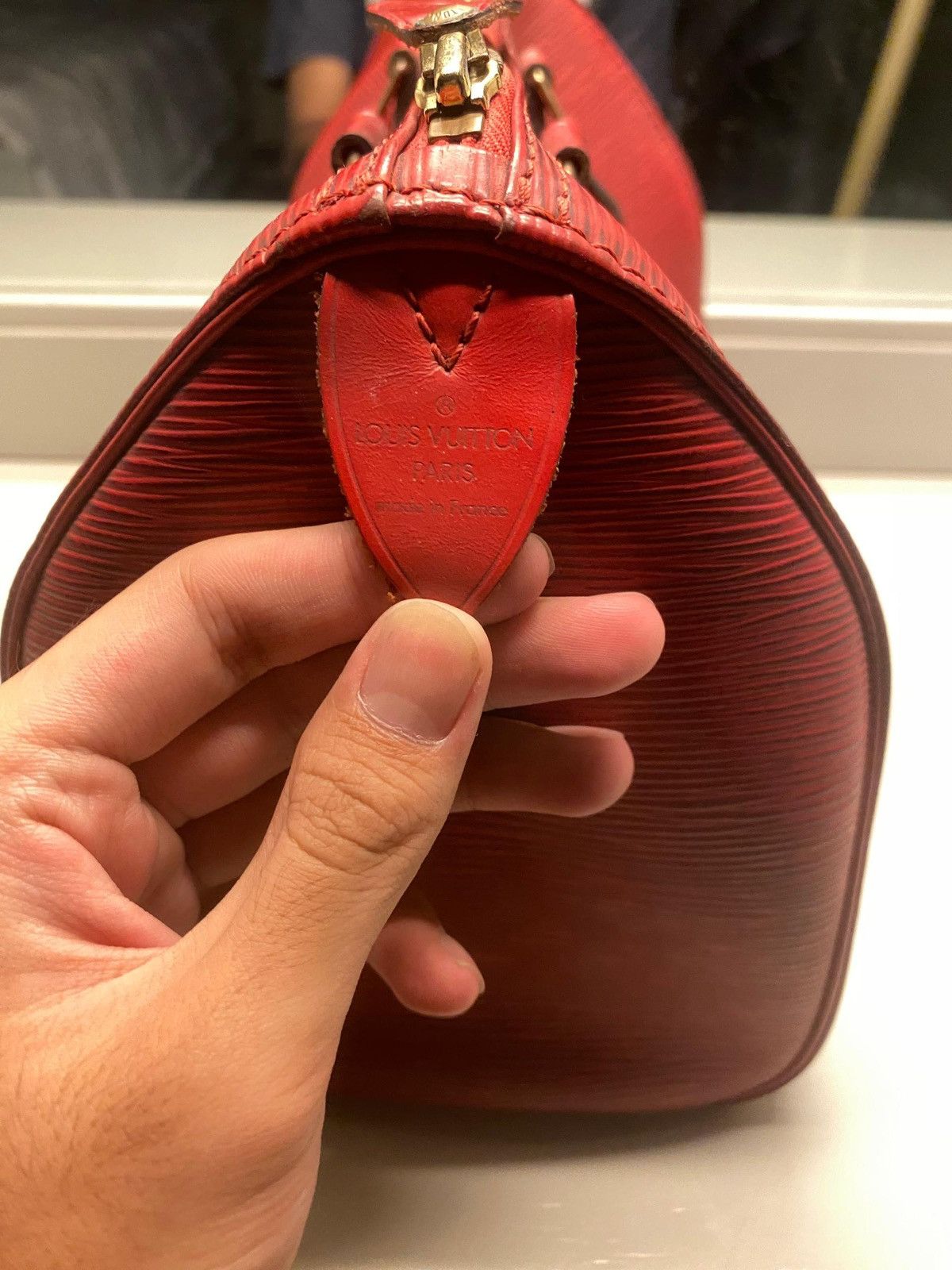 Louis Vuitton Louis Vuitton Epi Speedy Red Size ONE SIZE - 3 Thumbnail