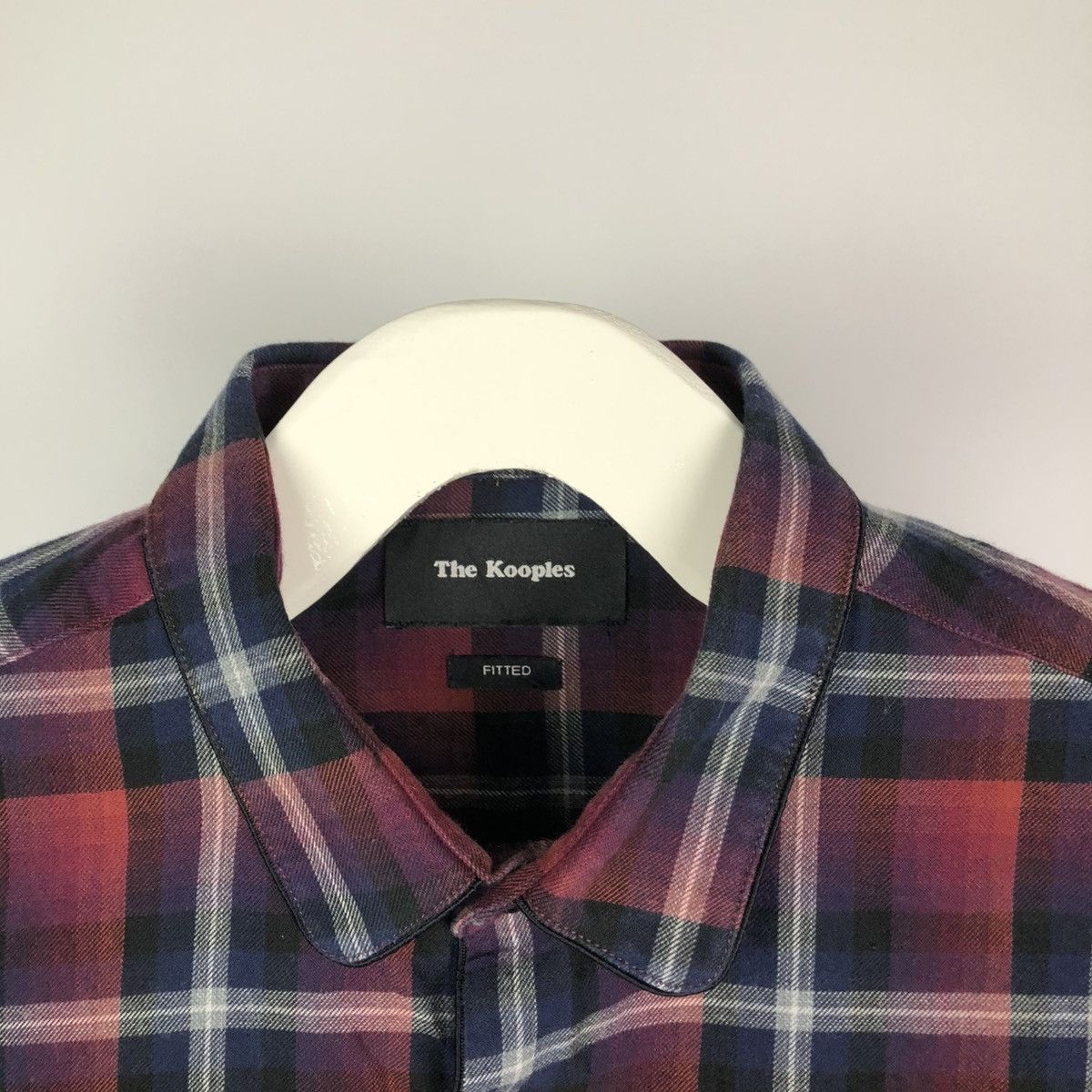 The Kooples The Kooples Plaid Check Long Sleeve Shirt Size US L / EU 52-54 / 3 - 5 Thumbnail