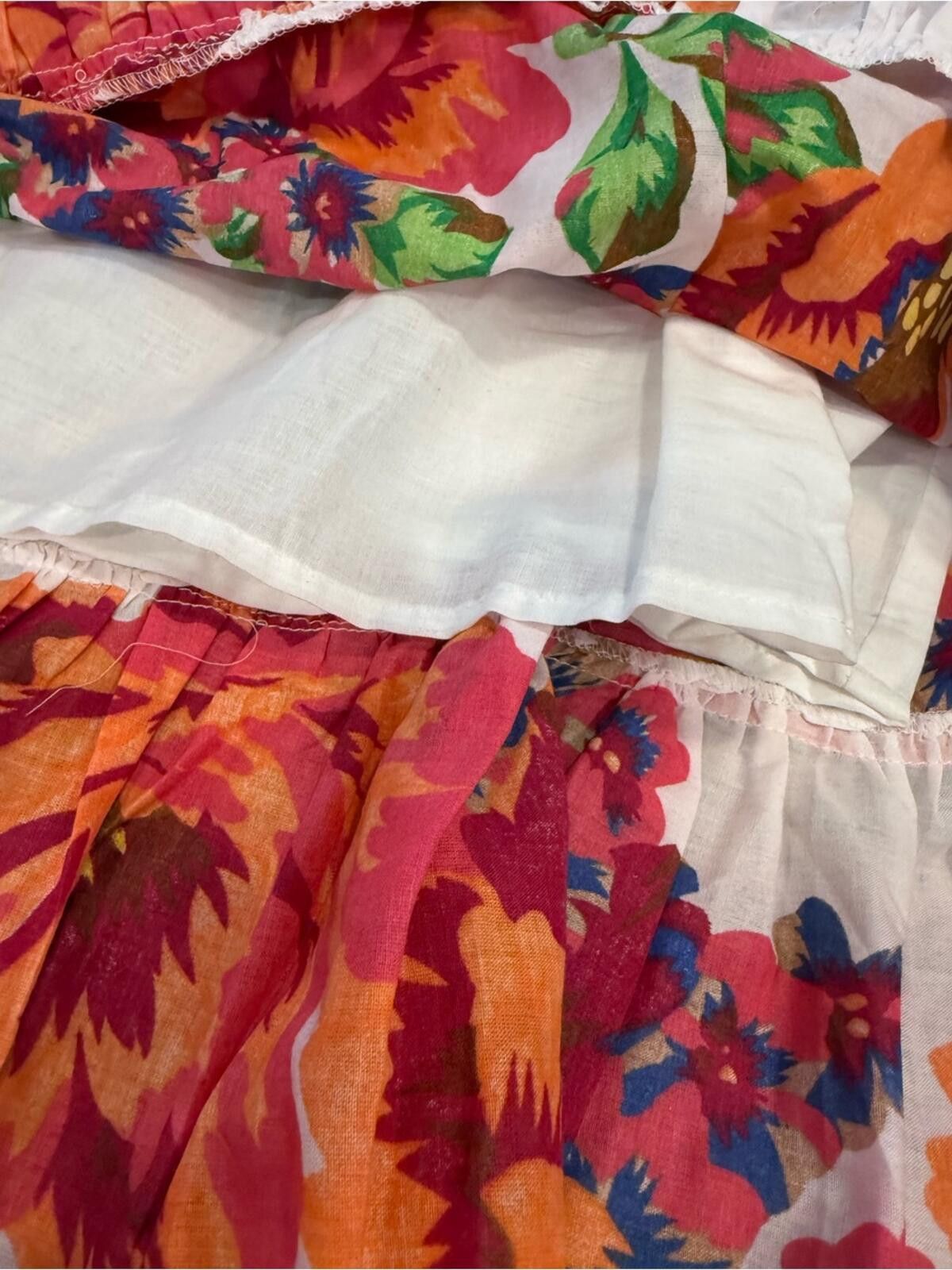 Other Sacred Threads floral sleeveless midi dress red white SZ S/M Size M / US 6-8 / IT 42-44 - 5 Thumbnail