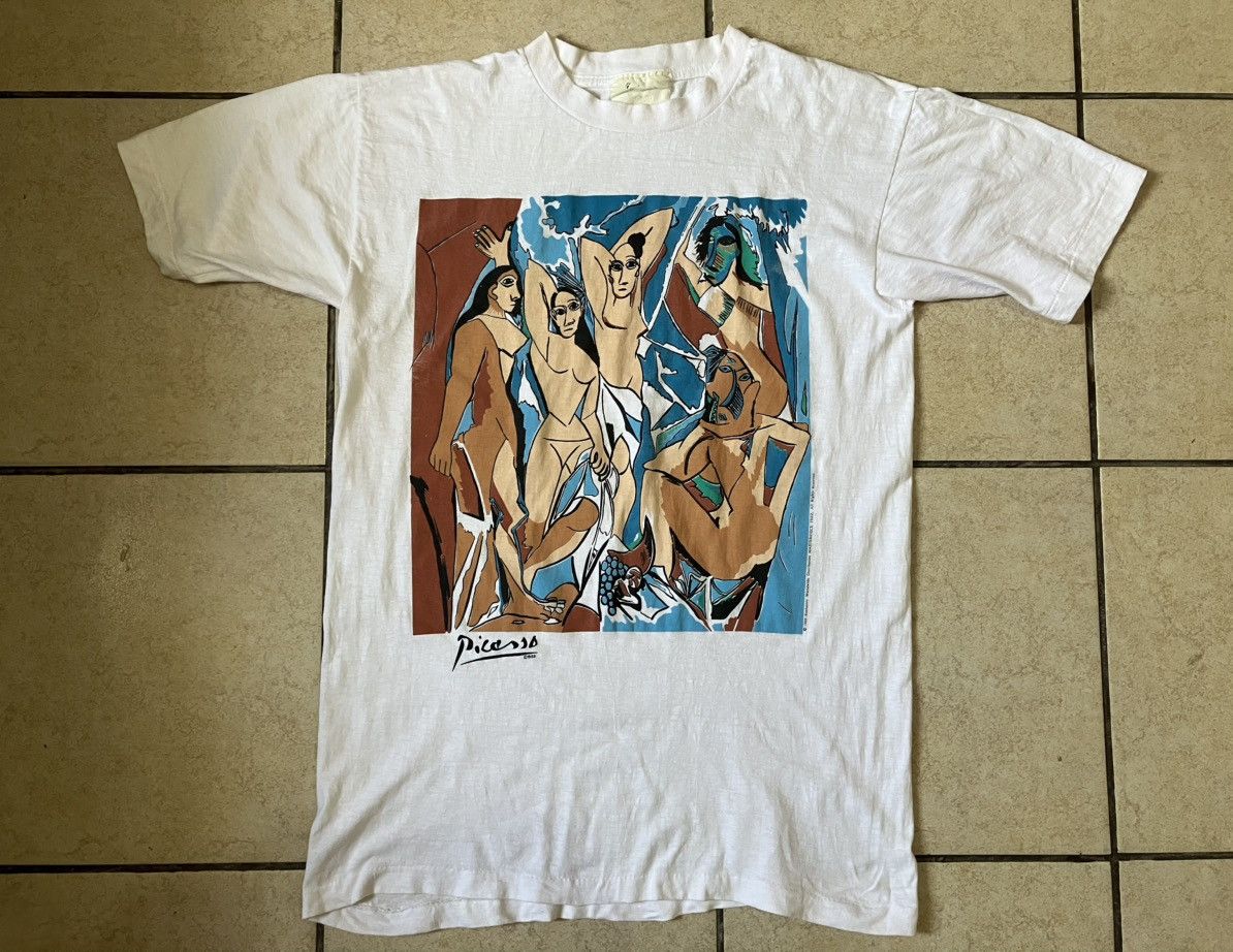 Vintage Vintage Picasso 80s Tee Size US L / EU 52-54 / 3 - 1 Thumbnail
