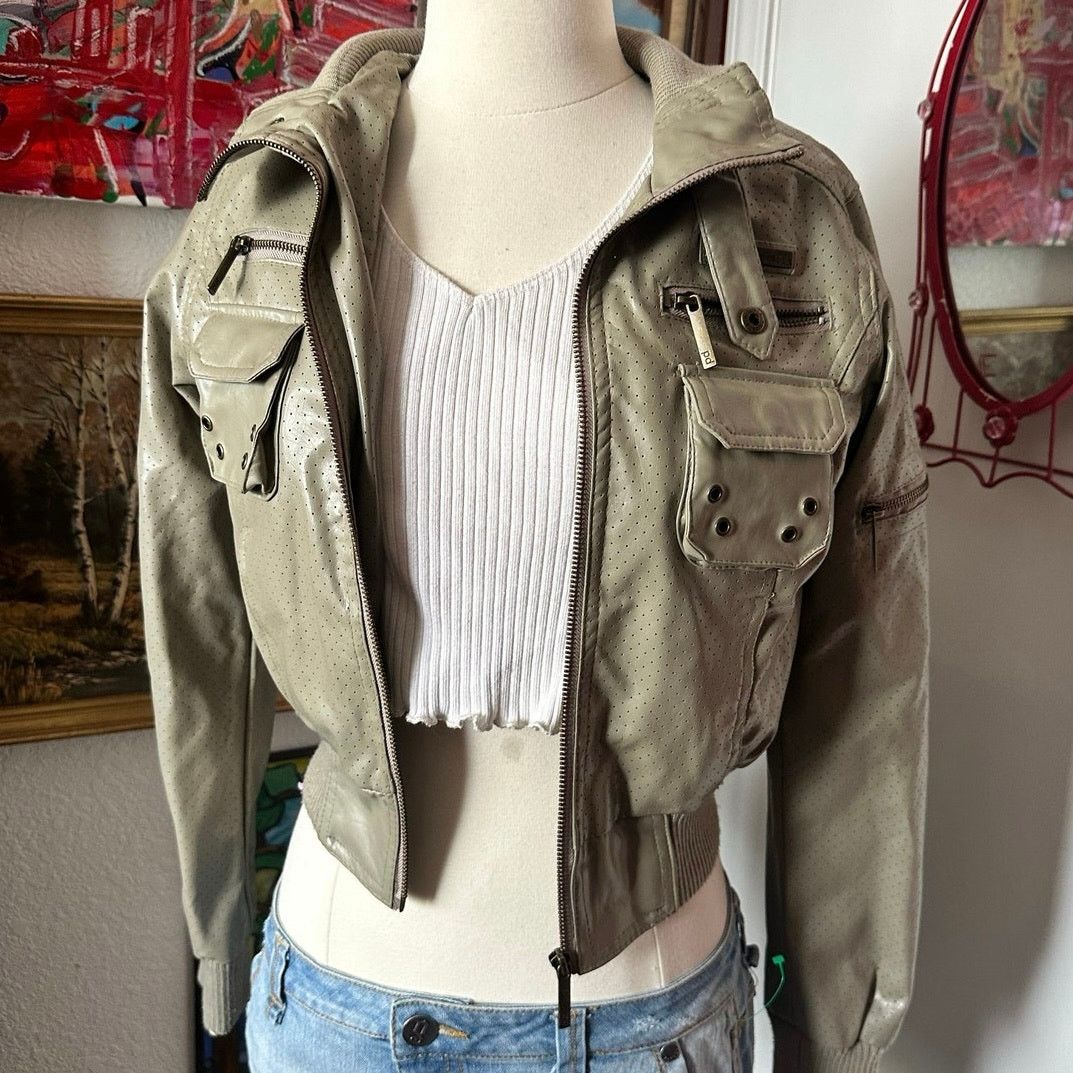Other paperdenim&cloth pleather cargo puffer jacket rare Size S / US 4 / IT 40 - 2 Thumbnail