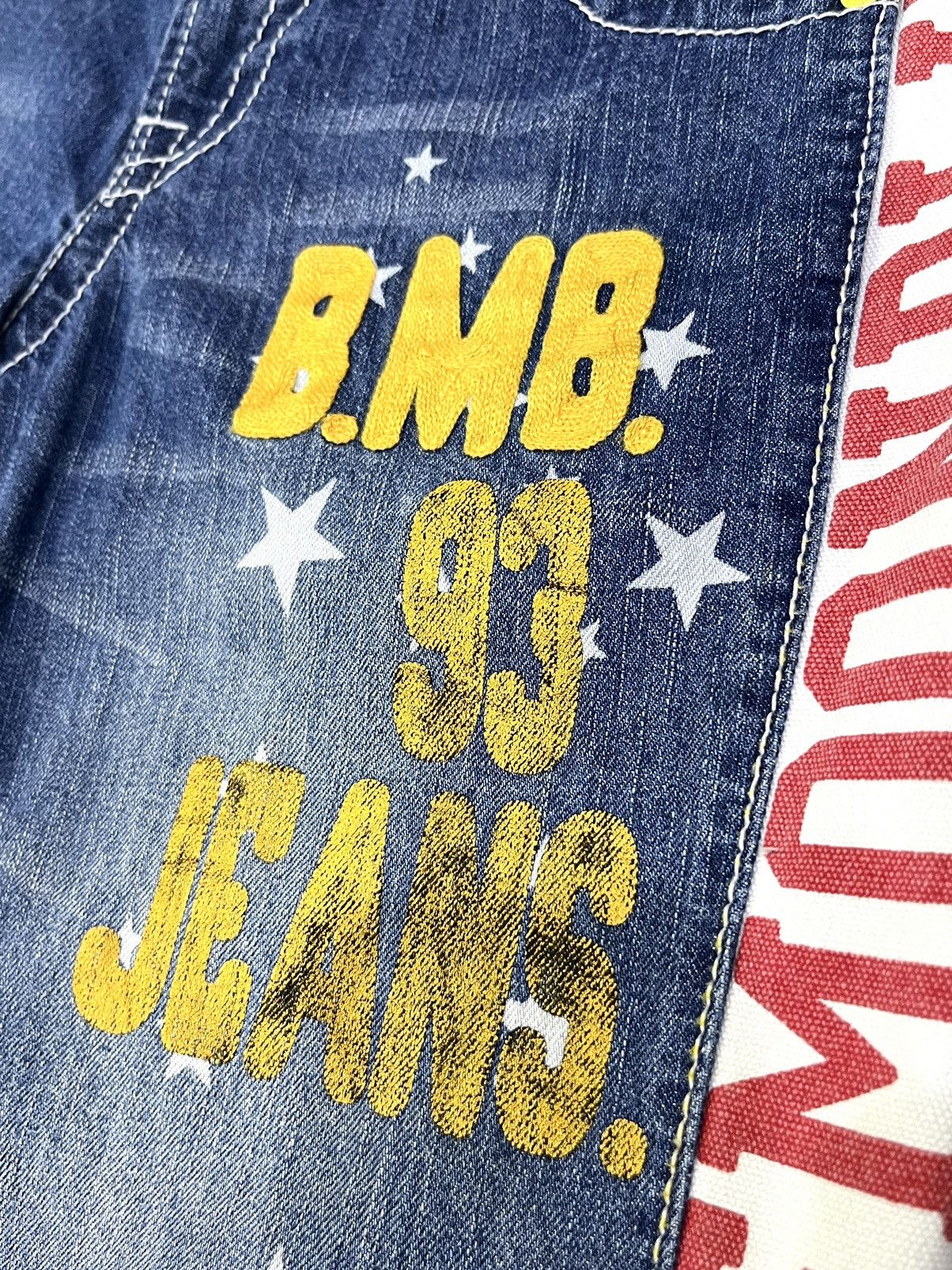 Pure Blue Japan Vintage BLUEMOONBLUE Side SpellOut Butt Embroidery Hysteric Size US 30 / EU 46 - 11 Thumbnail