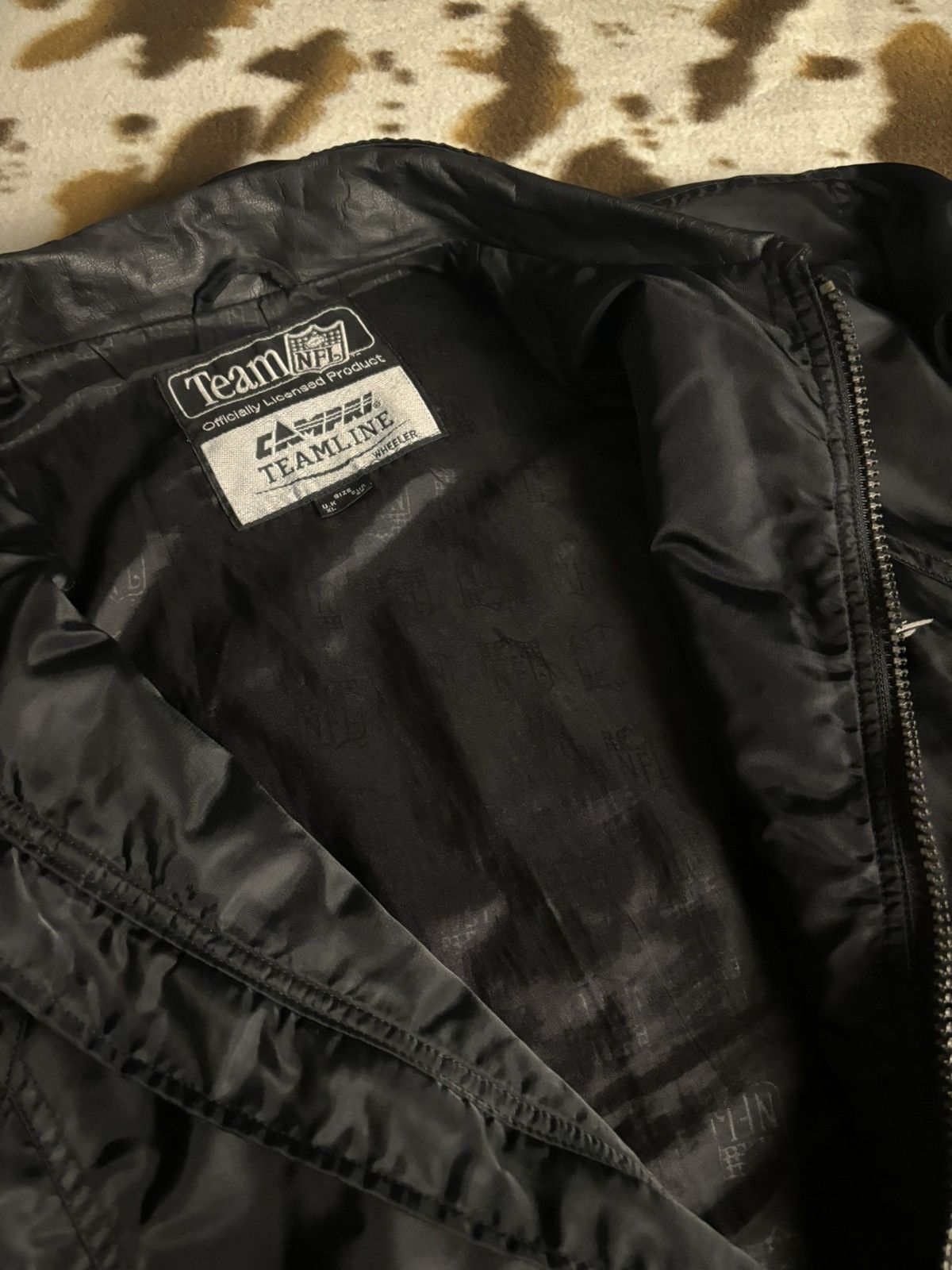 NFL × Vintage Vintage Bomber jacket NFL los Angeles Raiders Logo Campri Size US XL / EU 56 / 4 - 13 Thumbnail