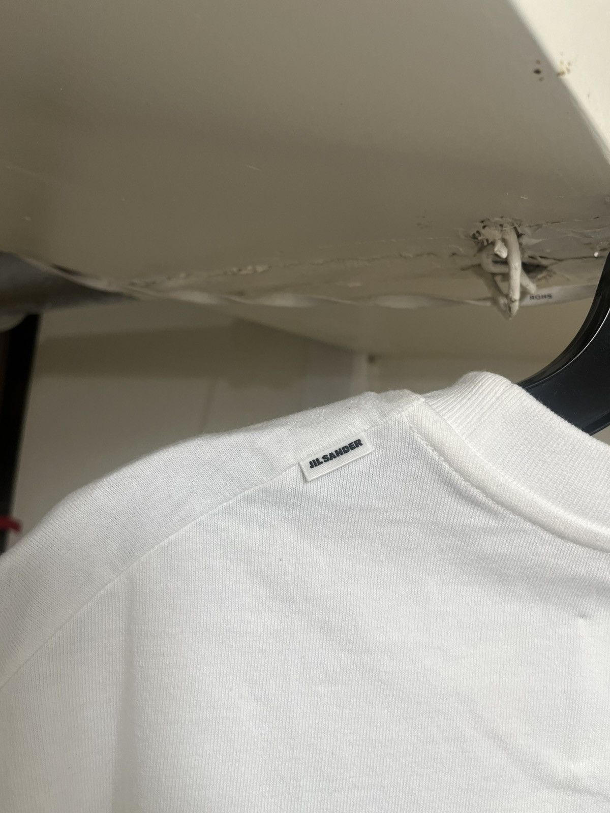 Jil Sander Jil Sander Flag Logo Cotton T-Shirt Sz L Size US L / EU 52-54 / 3 - 5 Thumbnail