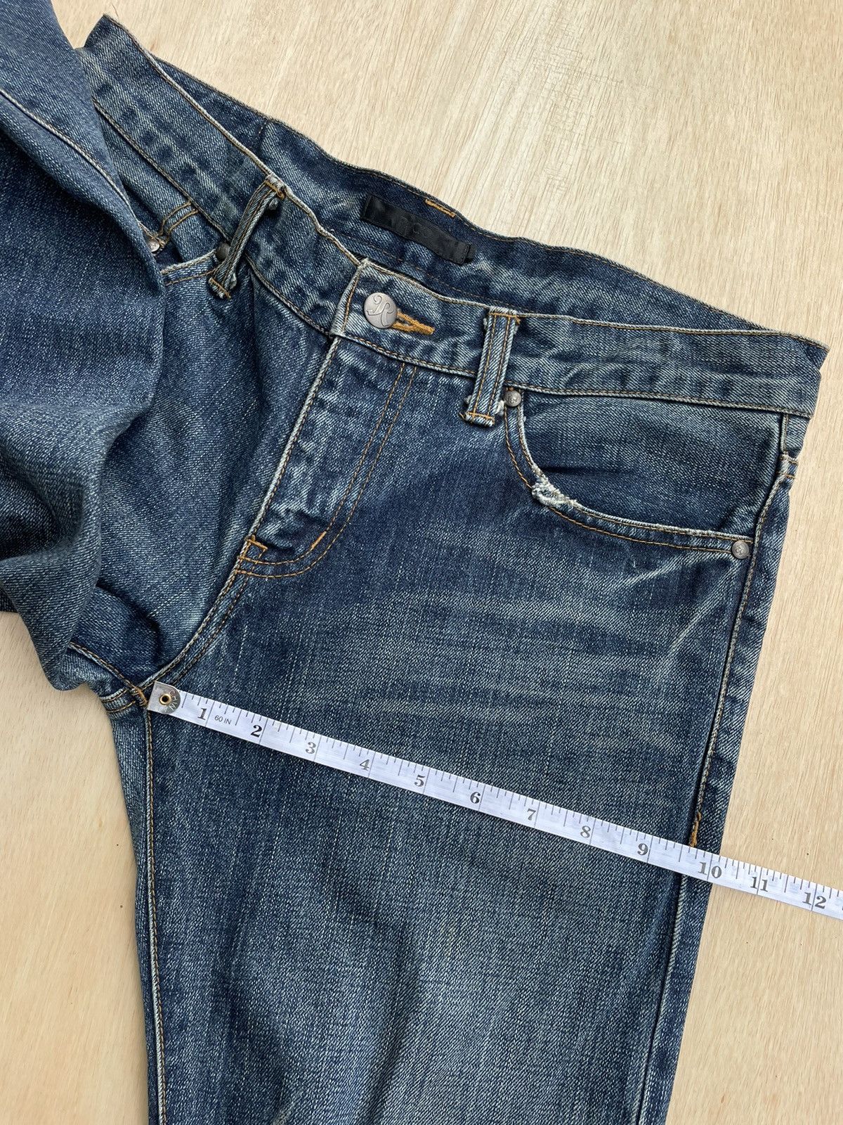 If Six Was Nine × Japanese Brand Japanese Rico Distressed Denim Undercover Style Jeans Size US 33 - 14 Thumbnail