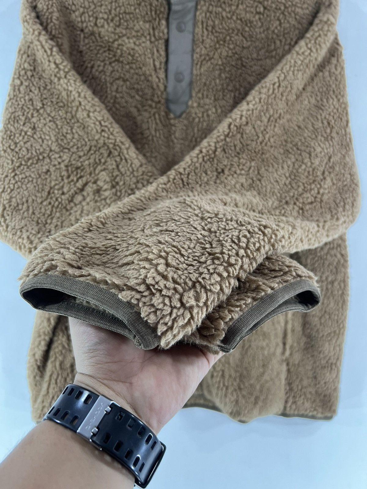 Lemaire × Uniqlo × White Mountaineering Uniqlo White Mountaineering Sherpa Half Button Size US XL / EU 56 / 4 - 8 Thumbnail