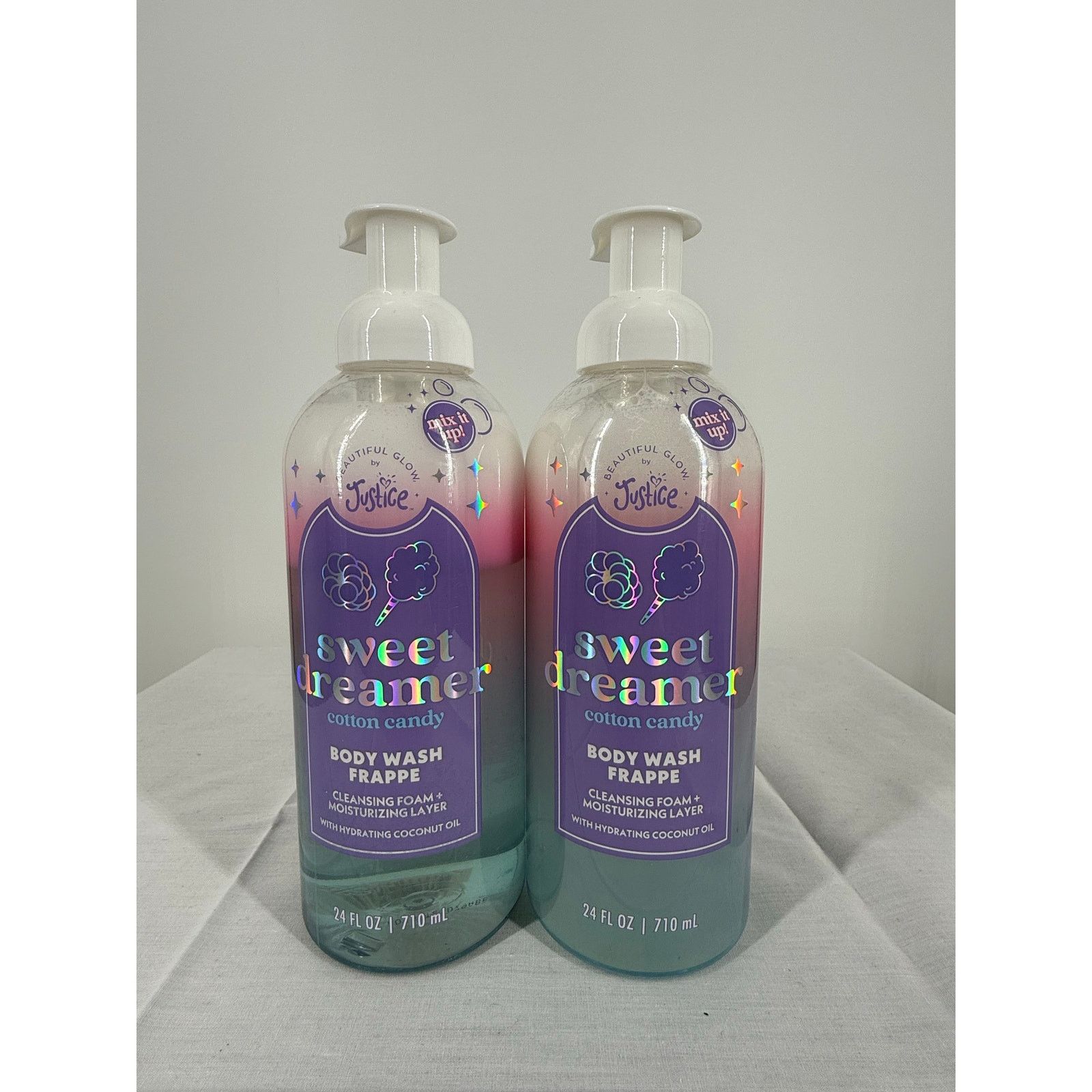 Other New-Justice Sweet Dreamer Cotton Candy Body Wash Frappe 2pk Size ONE SIZE - 1 Thumbnail
