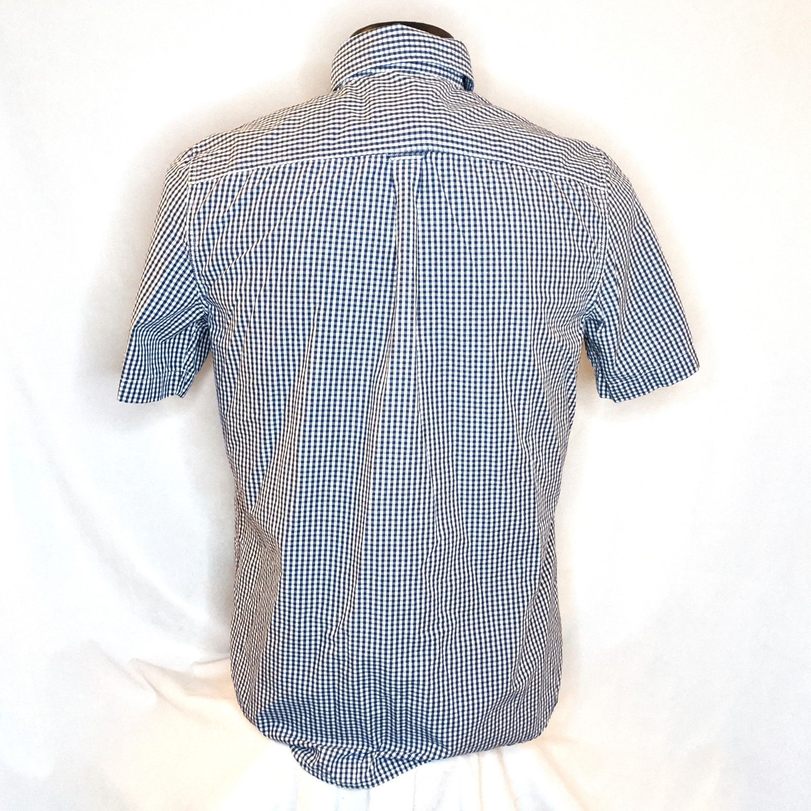 Chaps Chaps Mens Easy Care Button Up Shirt Medium Black Checker Size US M / EU 48-50 / 2 - 3 Thumbnail