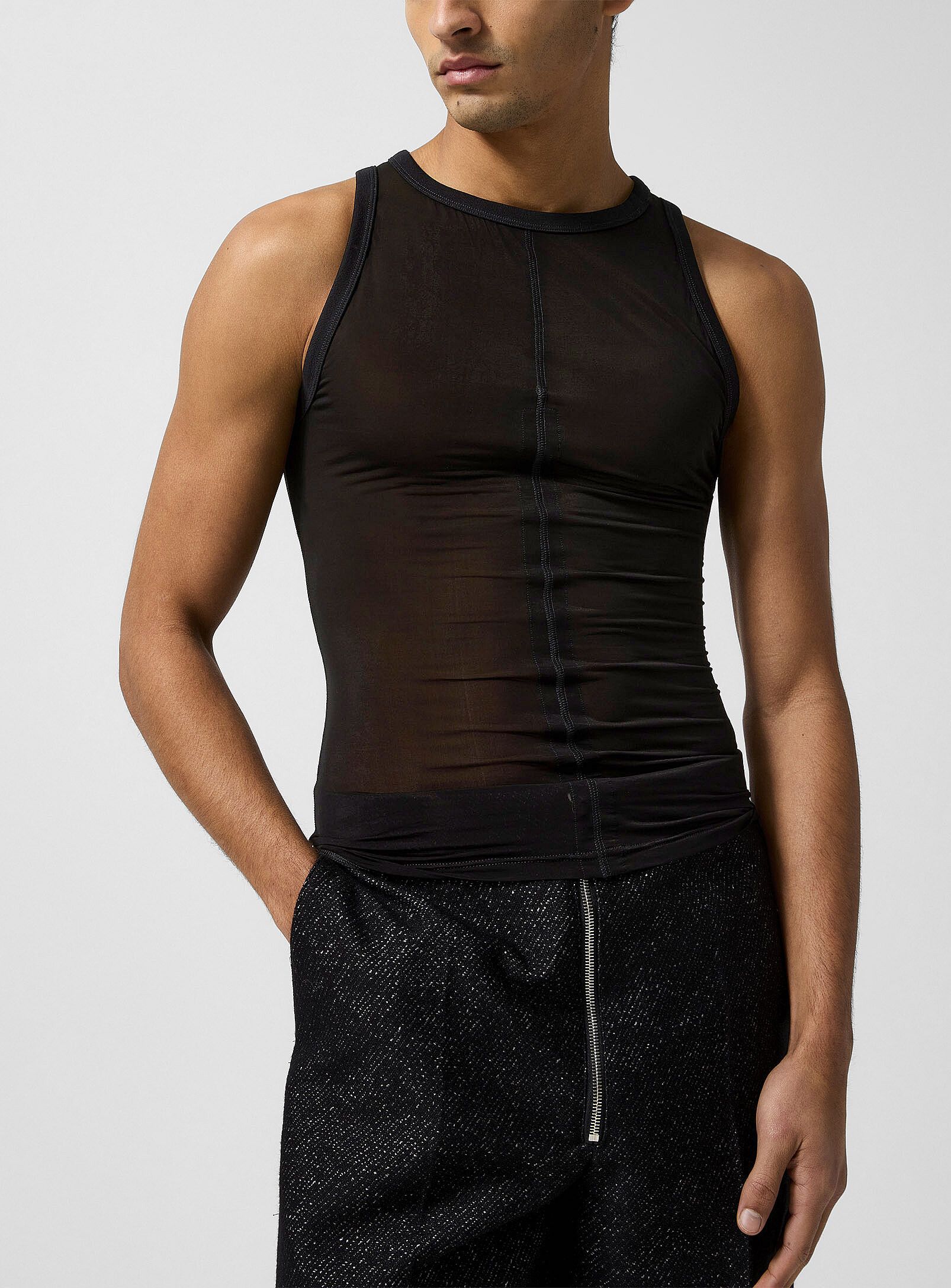 LGN LOUIS GABRIEL NOUCHI BNWT AW25 LGN LOUIS GABRIEL NOUCHI TRANSPARENT TANK TOP XL Size US XL / EU 56 / 4 - 1 Thumbnail