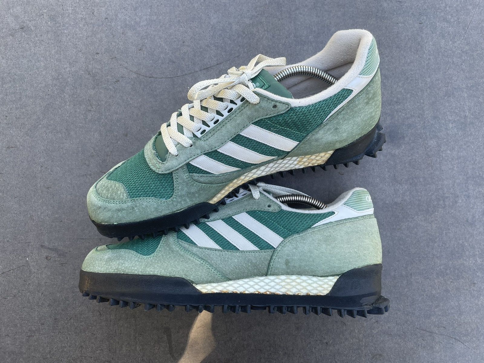 Adidas × Vintage ADIDAS Marathon TR Trainer Classic Green Korea Size US 10 / EU 43 - 4 Thumbnail